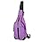 WATERFLY Tiny Crossbody Sling Backpack Anti Theft Backpack for Traveling Chest Shoulder Bag (Purple)