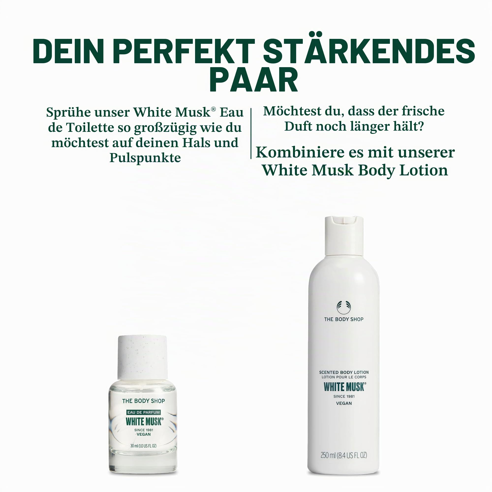 The Body Shop WHITE MUSK Eau De Parfum VEGAN 30 ml