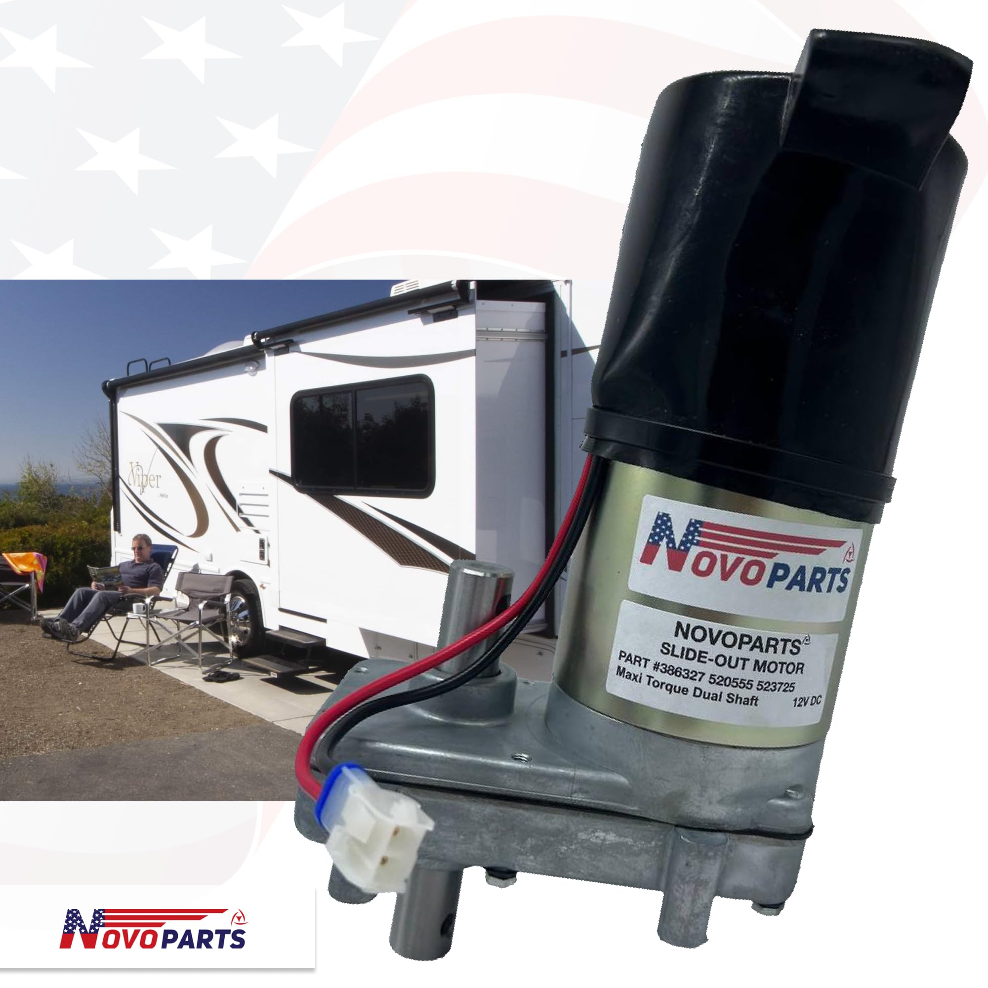 Amazon.com: NOVOPARTS 386327 520555 523725 RV Slide Out Motor