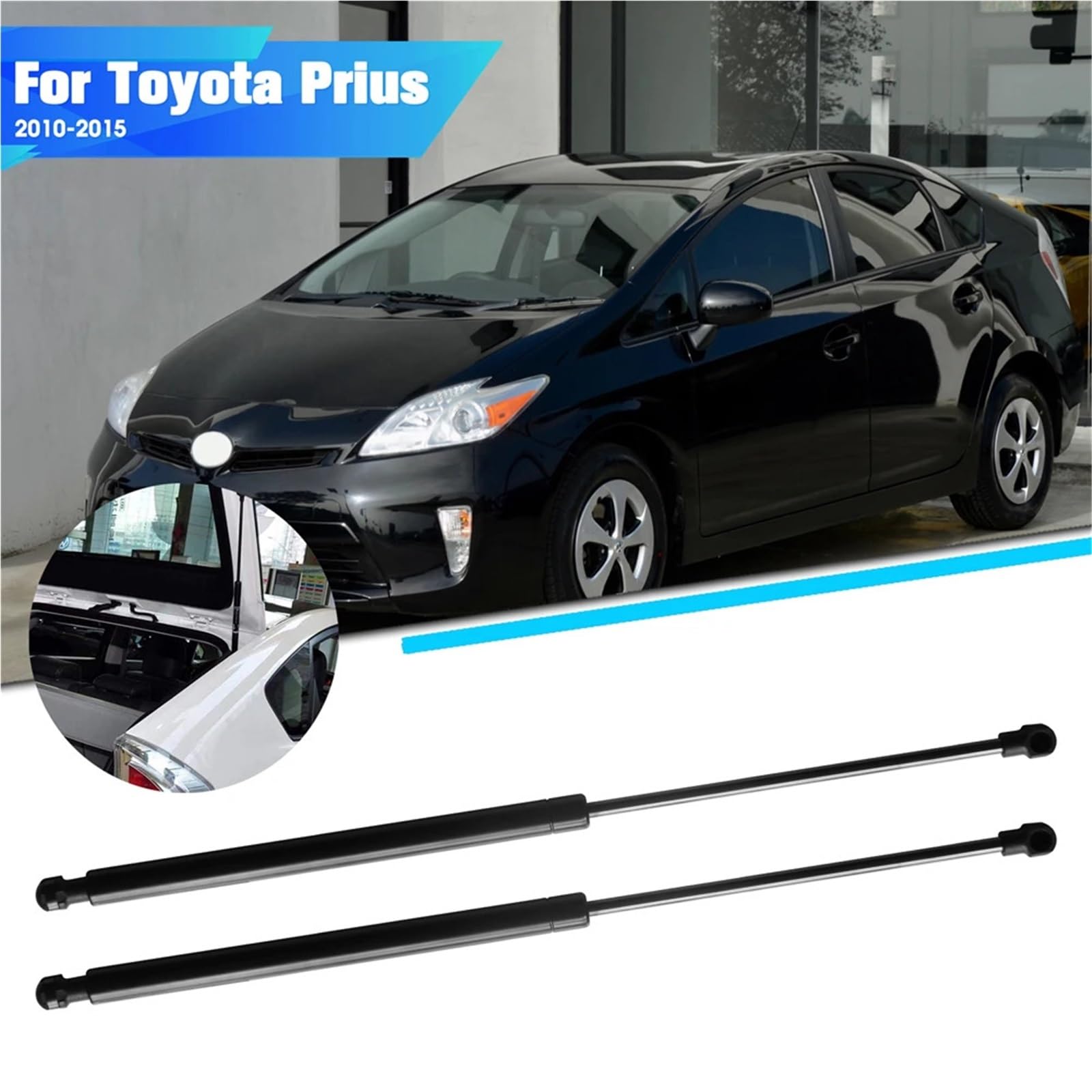 Amortyzator gazowy sprężyna gazowa Pasuje Do Toyoty Prius Plug-In 2010-2015, 2 Szt. Amortyzatorów Gazowych Do Klapy Bagażnika – Zestaw Zamienny Amortyzatorów Klapy Tylnej PM1123