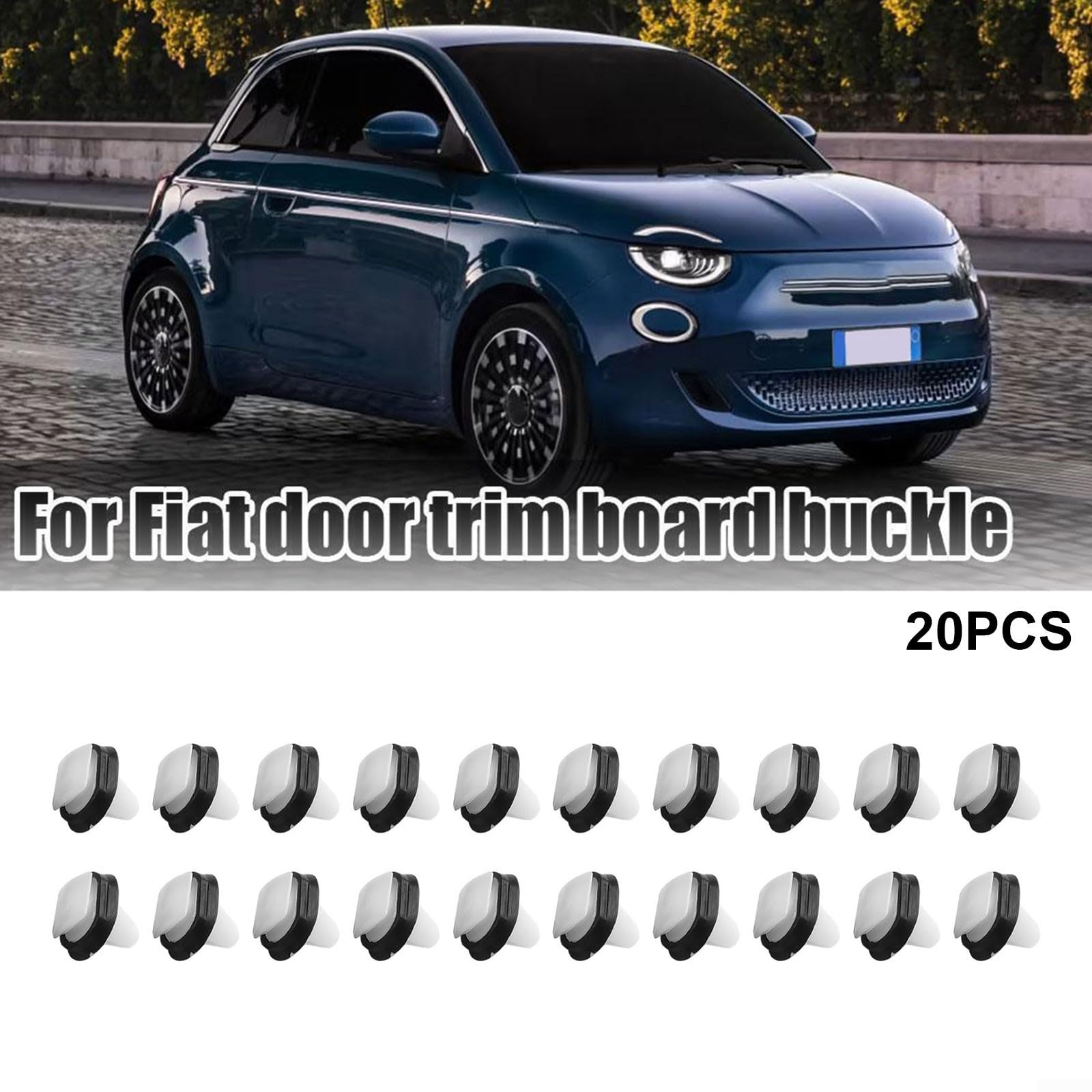 Be In Your Mind 100pcs 856543 71728806 Panneau De Porte Voiture Moulure De Garniture Clips De Retenue Attaches En Plastique Avec Joint En Caoutchouc Trou De 9mm