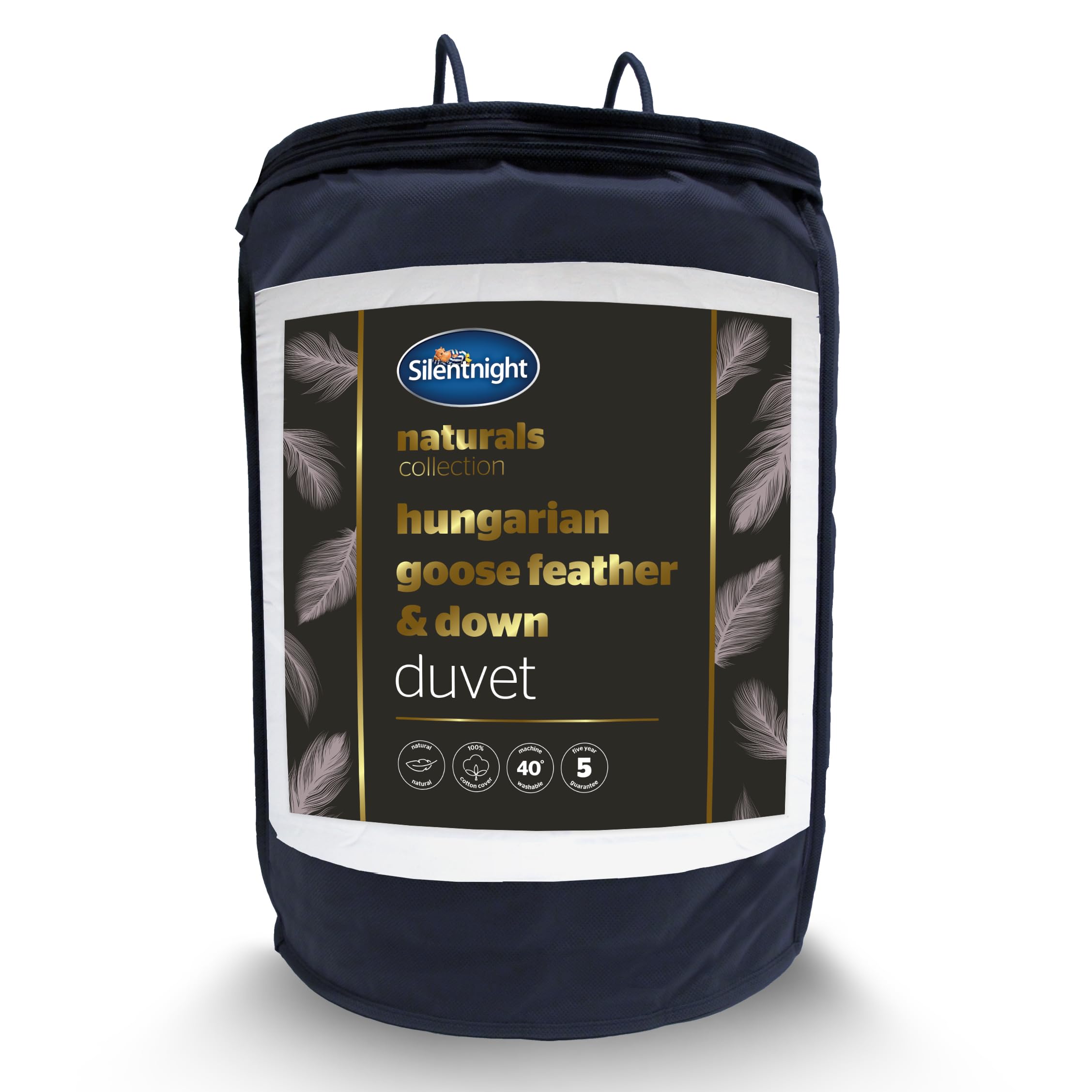 Silentnight Hungarian Goose Feather and Down King Duvet – Luxury Hotel Quality 10.5 Tog ...