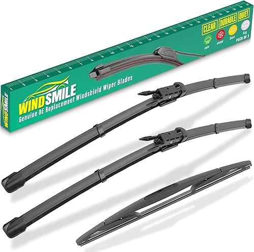 Limpiaparabrisas de repuesto de 20 pulgadas, 20 pulgadas, 12 pulgadas, para Ford Escape 2008, 2009, 2010, 2011, 2012, calidad OEM (3 unidades)