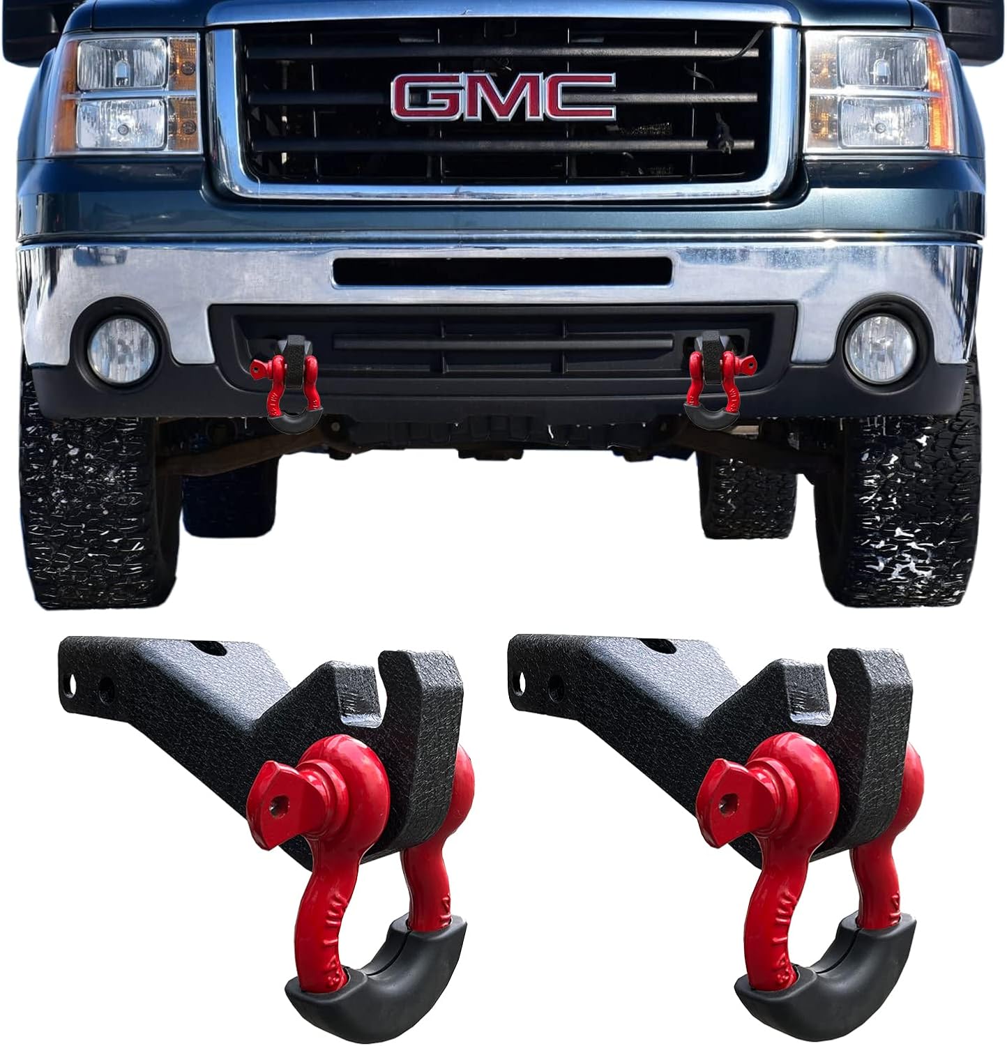 Ronghui GMC Sierra 1500 Front Tow Hook Bracket Shackle