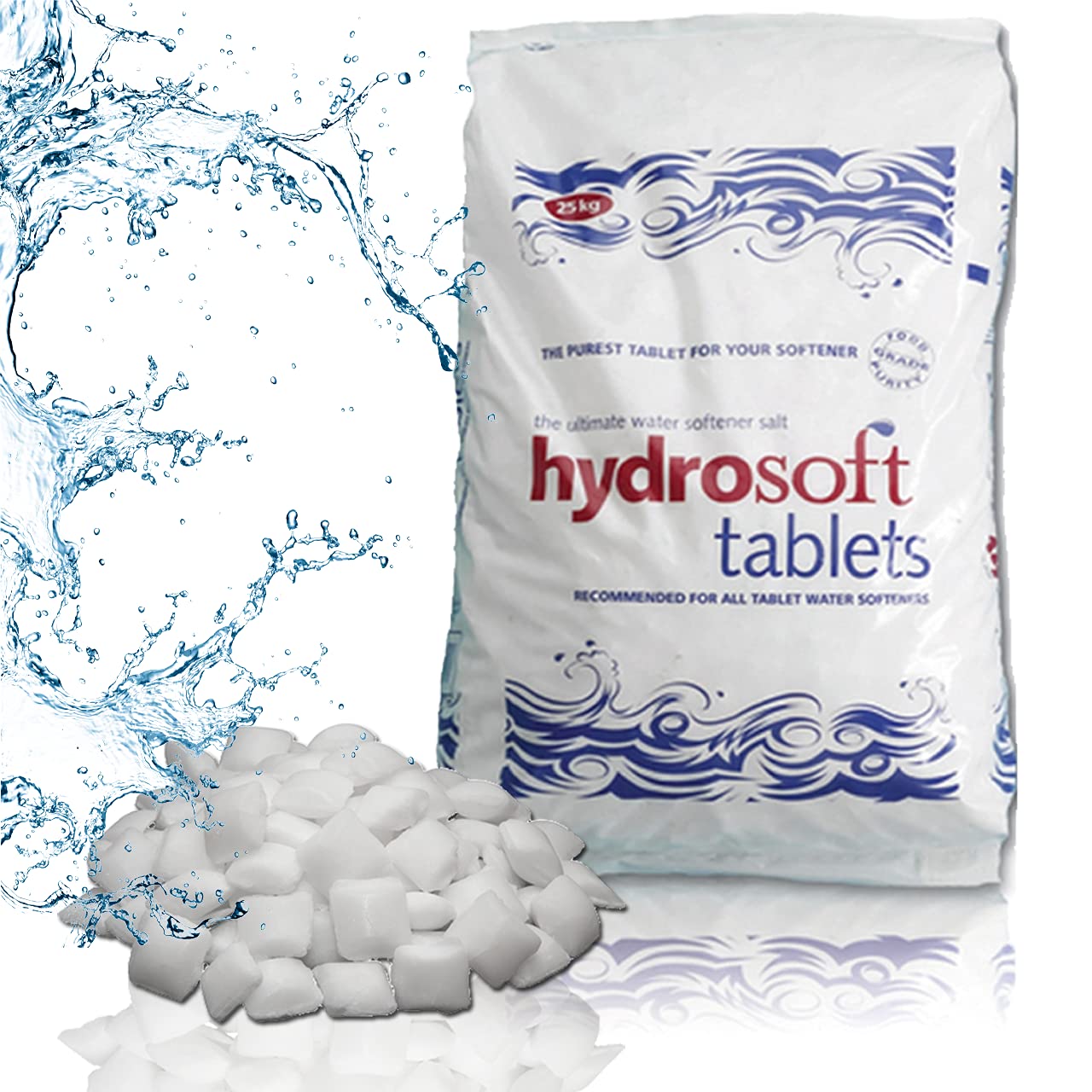Buy HYDROSOFT Water Softener Tablets 25Kg Bags Best For Laundry Kitchen