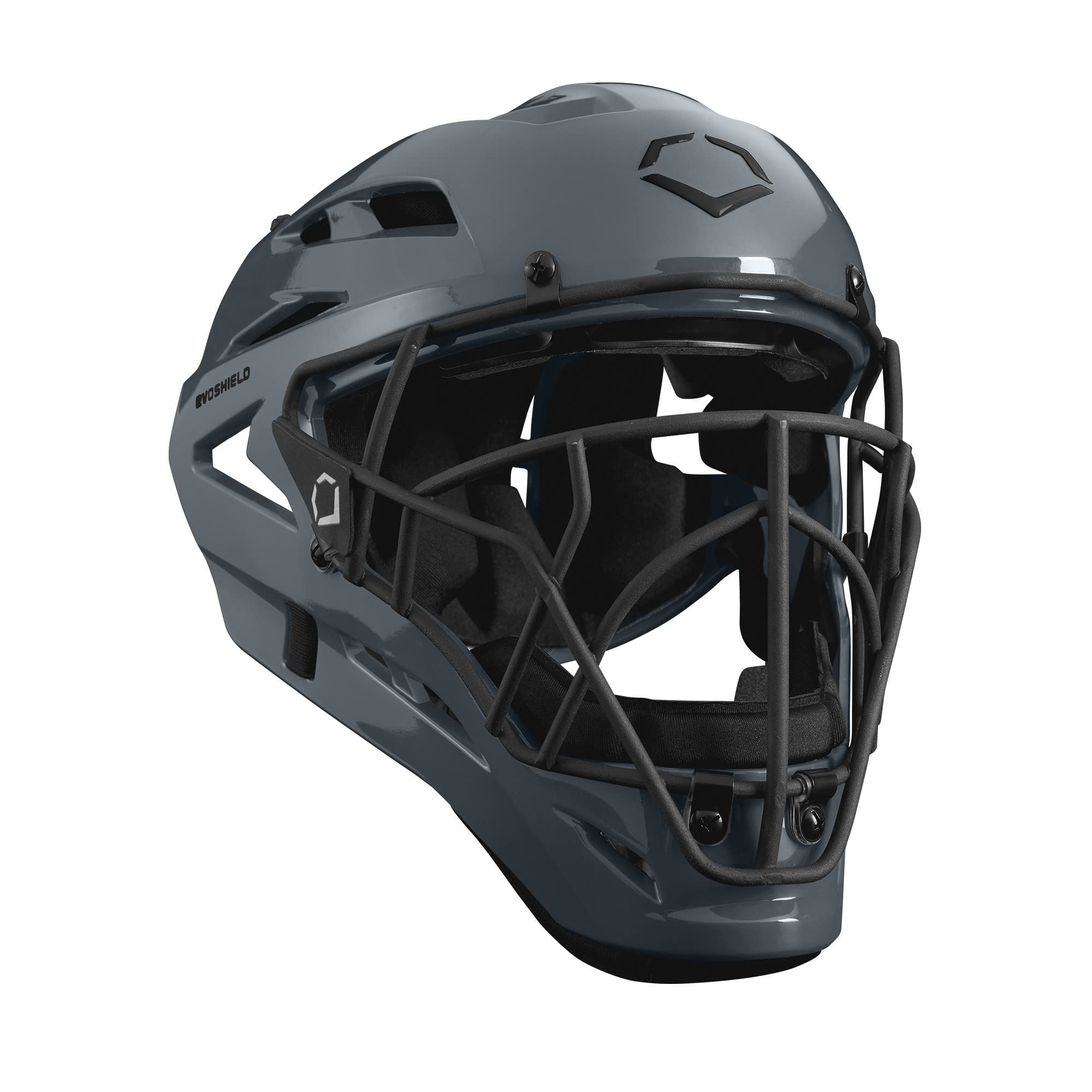 EvoShield Pro-SRZ™ Solid Catcher's Helmet - Charcoal, Small/Medium
