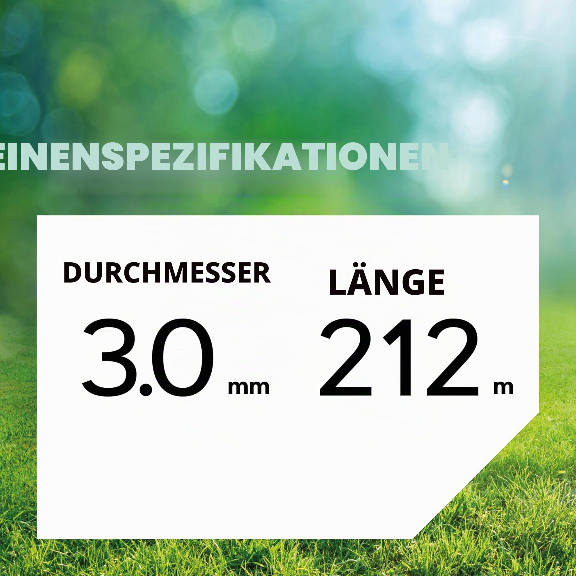 Oregon Sternförmiger Mähfaden 3 mm, Gelb, Für hohes Gras, Unkraut, Rasen und dichte Vegetation, Robuster Profi-Nylonfaden, Für die meisten Rasentrimmer, 3,0 mm x 212m (69-461-Y)