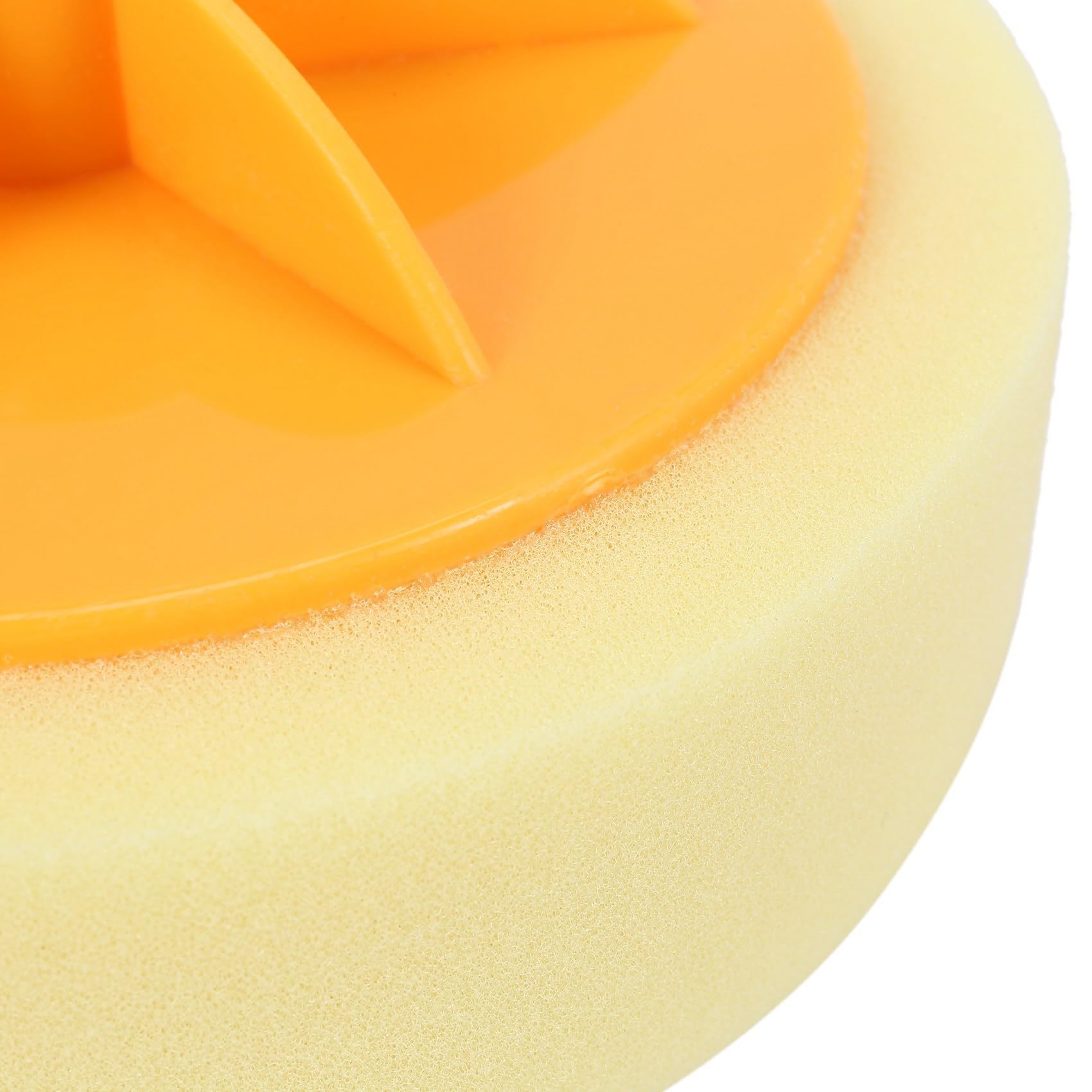 10pièces 6 Roue de Polissage de Cire de Voiture de Pouce / 15cm ÉPilant L'Outil de Kit de Protection de Cire de Roue de L'ÉPonge M14 pour Le Polisseur de Voiture Jaune