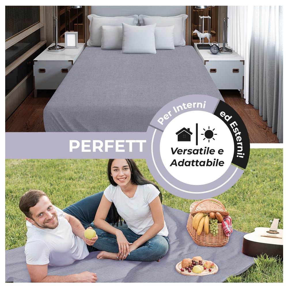 HomeLife Housse De Canapé En Coton (280 X 360) Fabriquée En