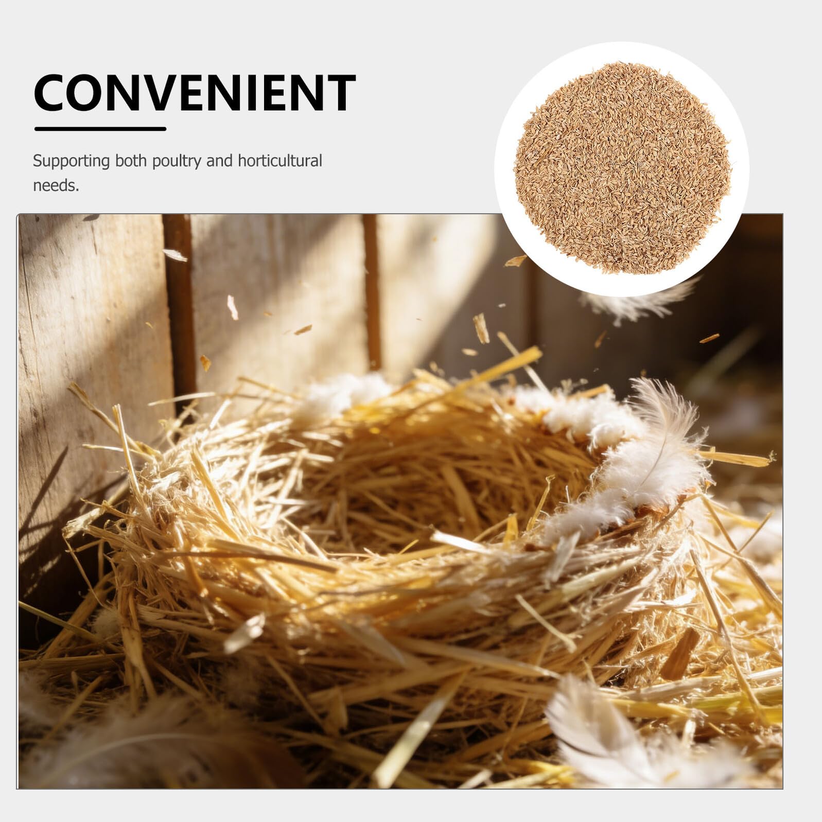 Alasum Lecho para Aves de Corral Natural de Cáscara de Arroz Orgánico 1,5 Kg para Gallineros, Cajas Nido y Suministros para Invierno, Cama Ecológica para Mascotas Pequeñas y Jardinería