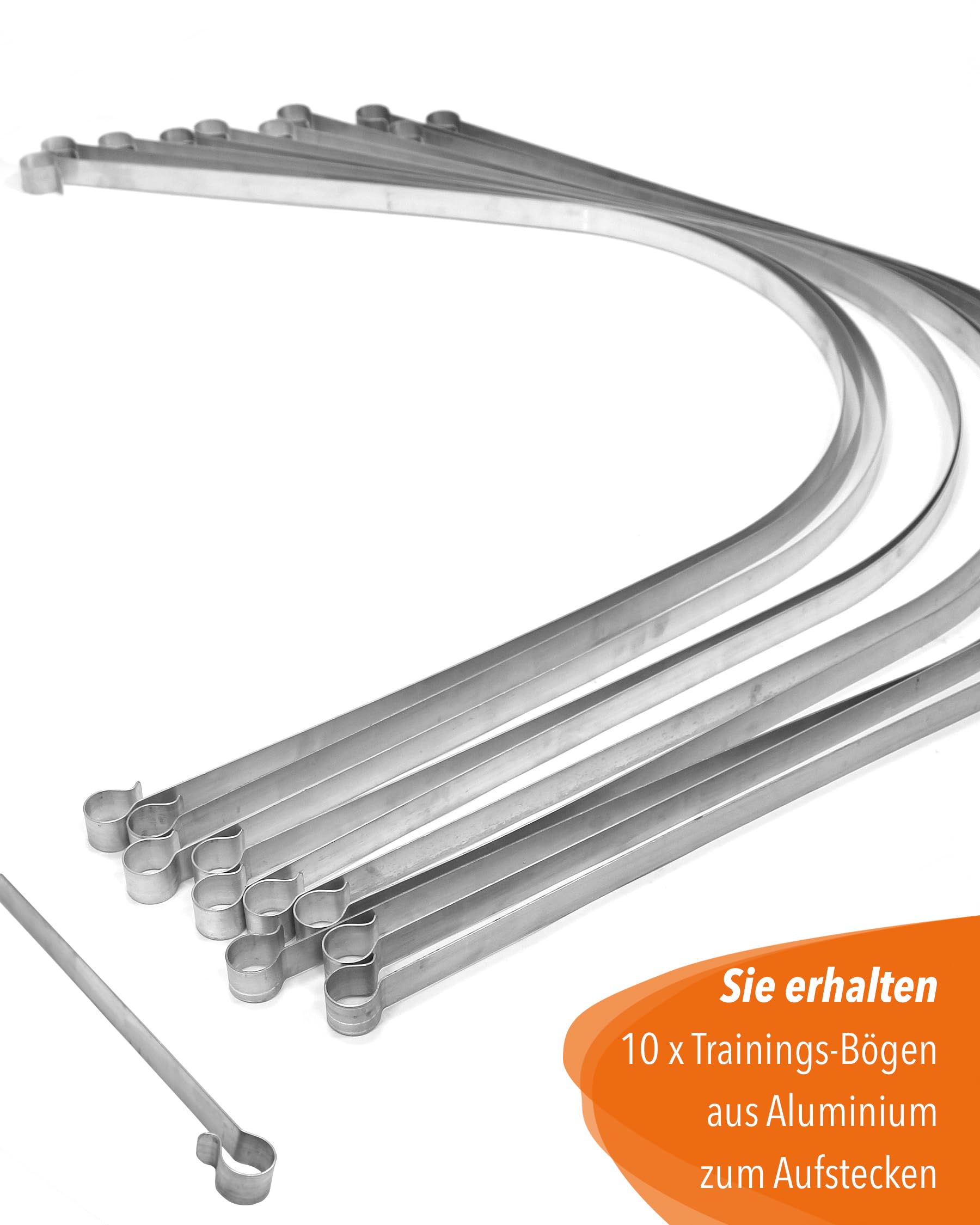 Archi da allenamento per agility, set da 10, per aste con diametro di 32 mm, allenamento slalom
