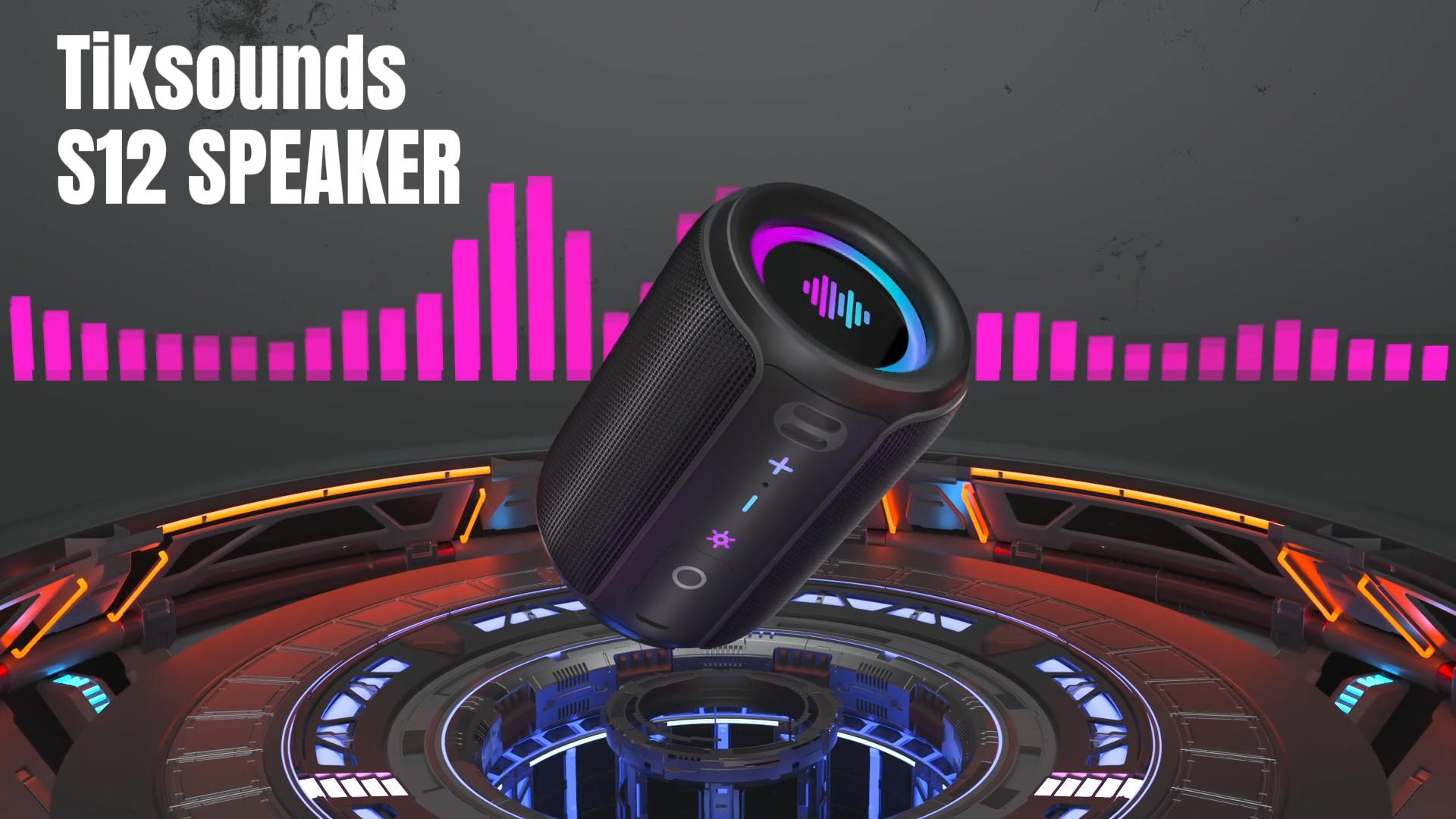 Amazon.com: Portable Bluetooth Speaker with Lights, Bluetooth 5.4