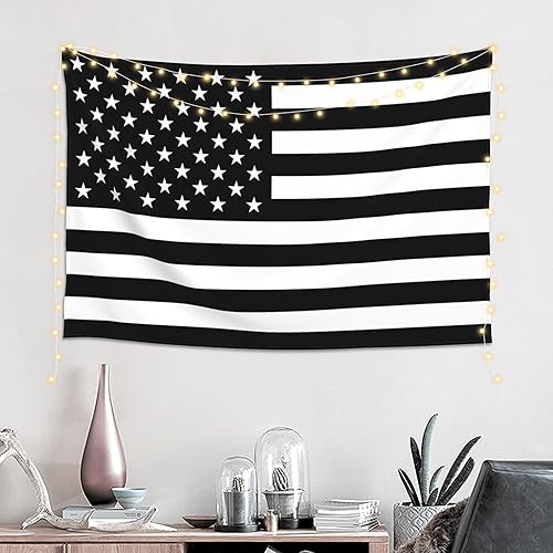 Miniatura 2 de JUHIOPOI Tapiz de bandera americana, tapiz artístico para dormitorio, sala de estar, dormitorio universitario, decoración del hogar, 40 x 60 pulgadas