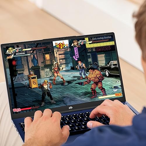 Miniatura 7 de NIMO Portátil ligero para juegos de 17.3", 8 núcleos AMD Ryzen 7 8745HS 16GB DDR5 RAM 1TB SSD (Beat R9 6900HX, hasta 4.9GHz) Radeon 780M GPU IPS FHD