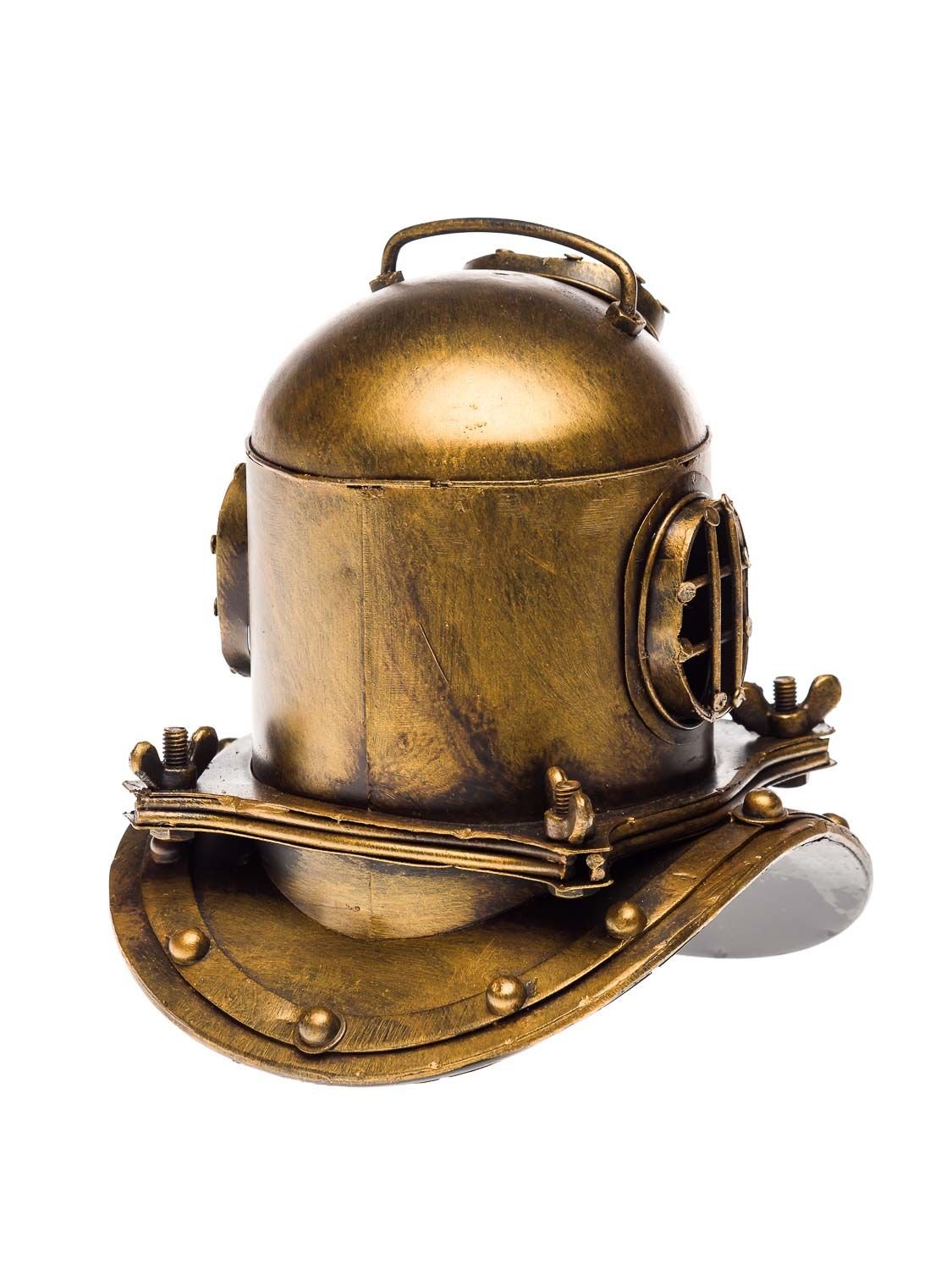 aubaho Scaphandre Casque de plongée décoration métal Style Antique 18cm