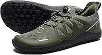 ZURIN Men's Wide Toe Box Barefoot Shoes - Zero Drop Slip-On Cross Trainers for Gym, Weightlifting, Running, Hiking