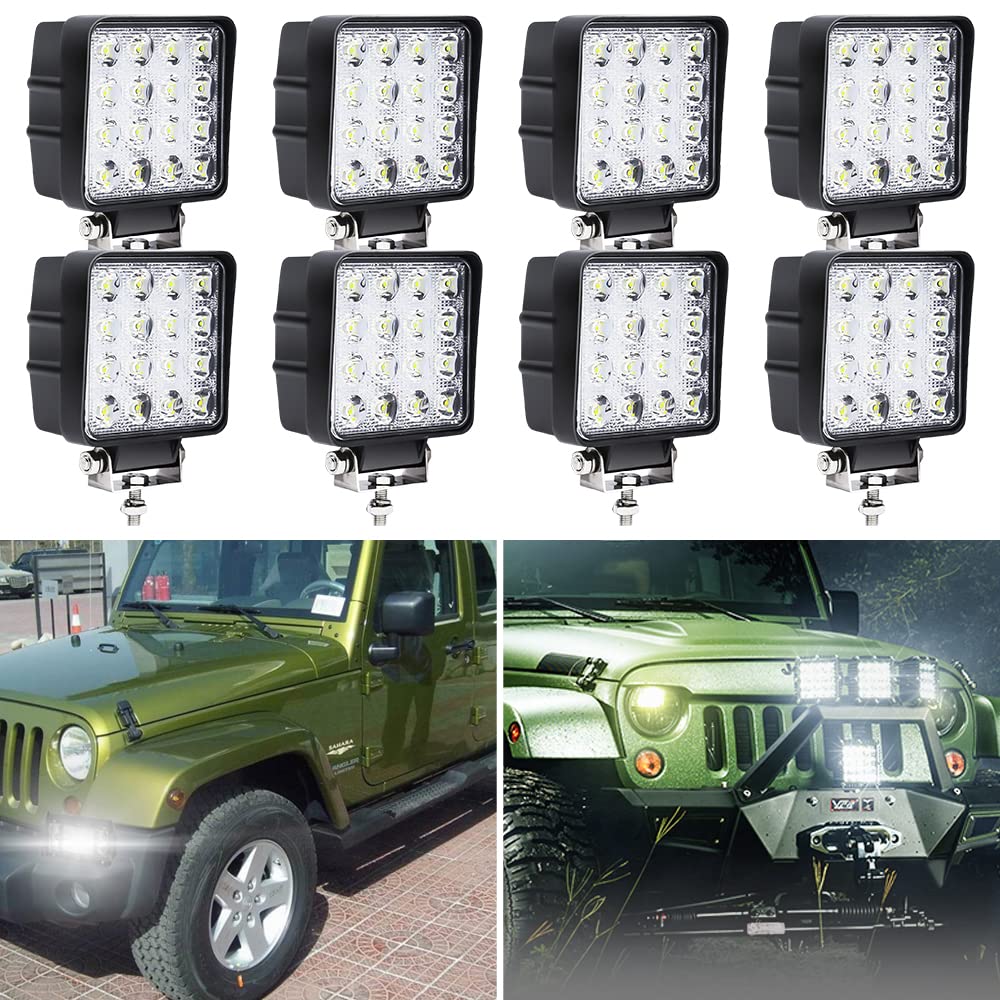 LED Schijnwerper Voor De Auto BLACK LED/40W/10-30V IP69 5700K Hoekig Img Kt0105 01 Fd 11