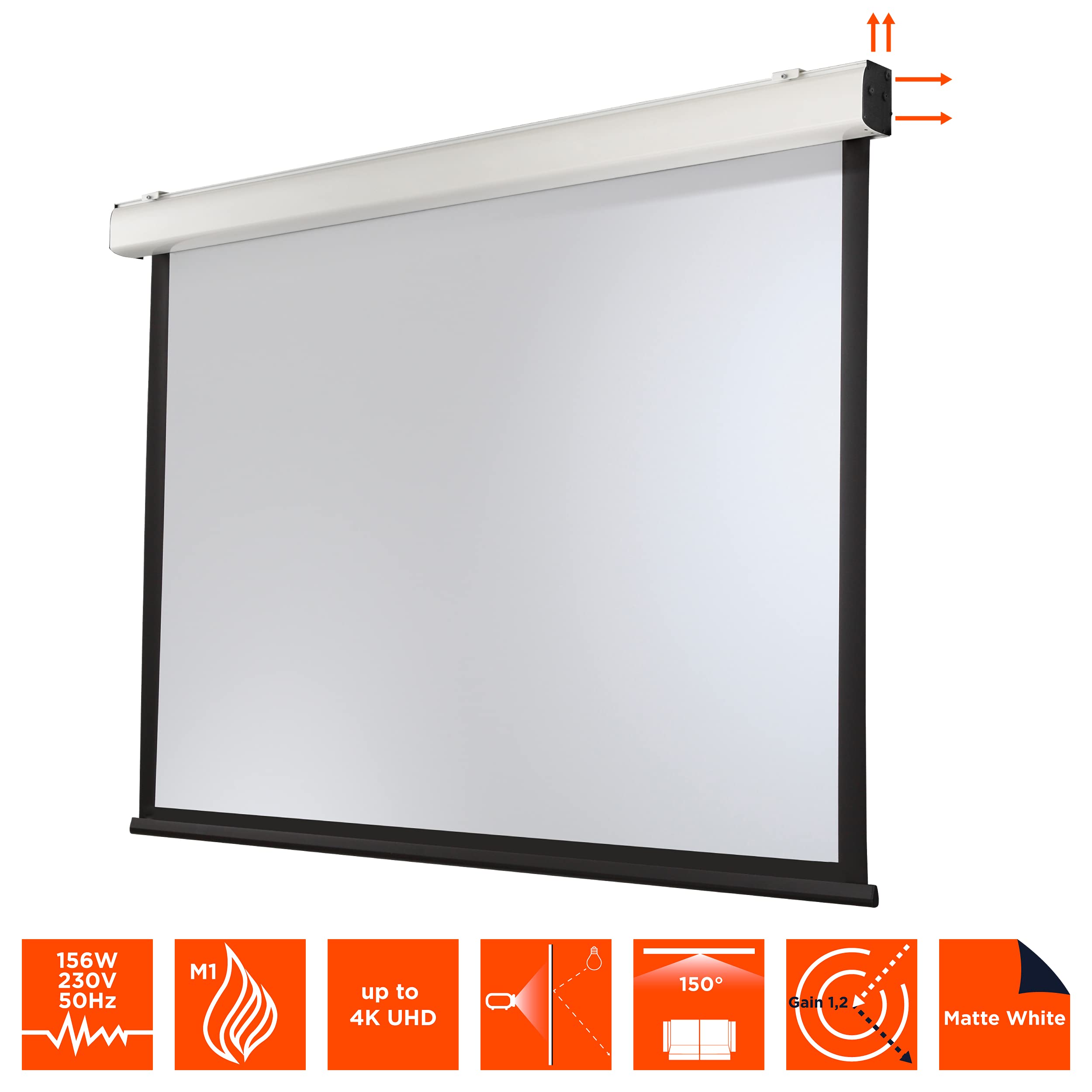 celexon Expert XL écran de Projection motorisé 175" | 350x265cm 4:3
