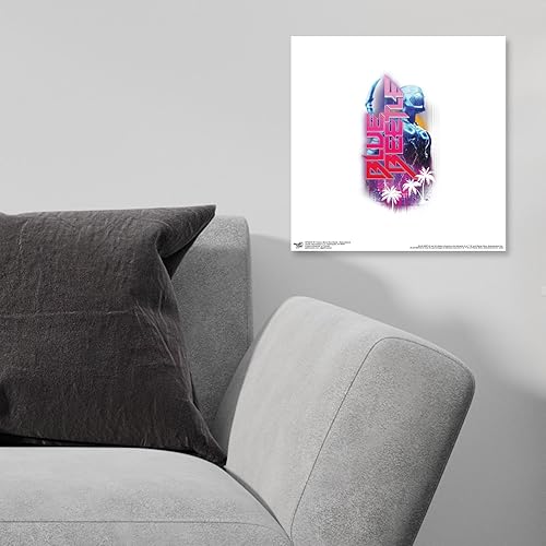 Miniatura 3 de Trends International Gallery Pops DC Comics Blue Beetle - Póster de pared retro biotecnológico, 12 x 12 pulgadas, versión sin marco