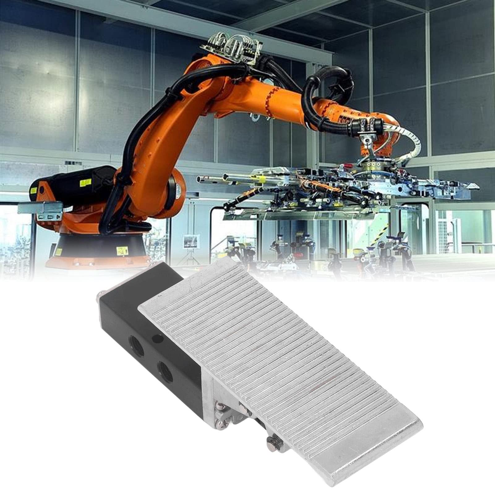 Valve à Pédale Pneumatique 3 Positions 5 Voies Antidérapante En Alliage