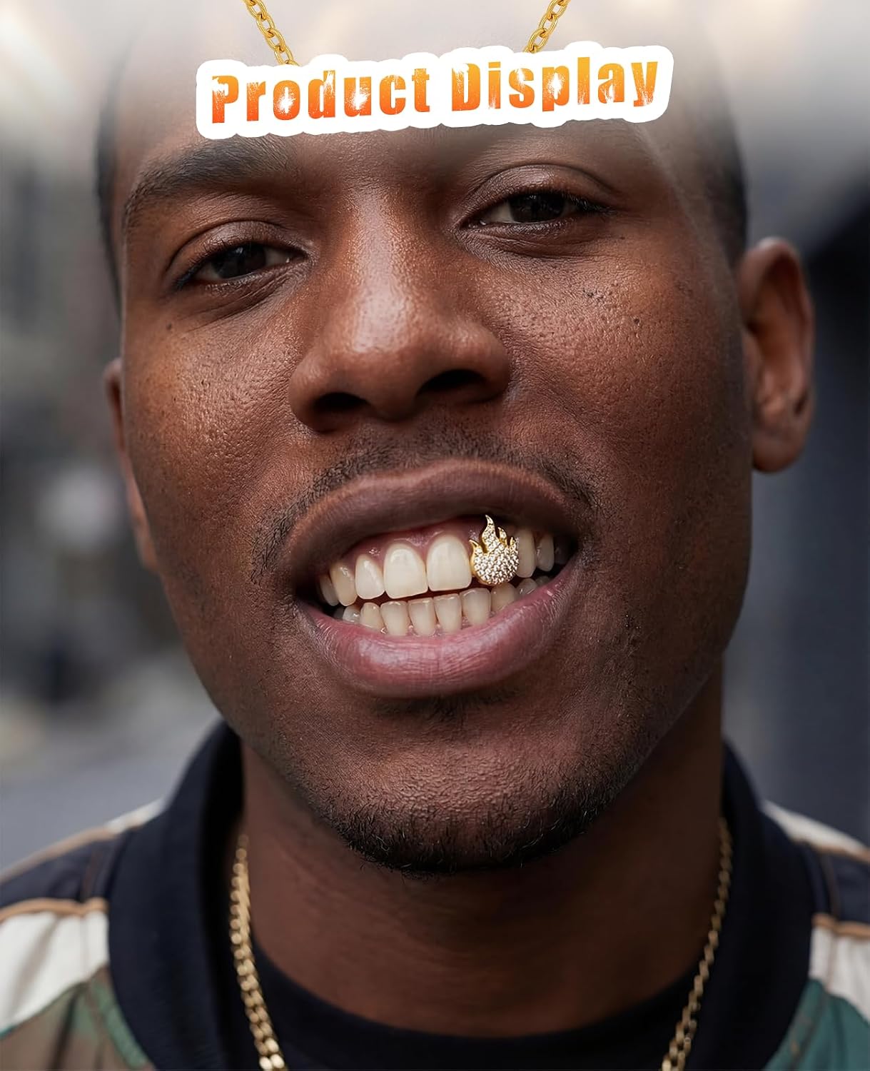 6PCS 14K Gold Grills for Your Teeth, Tooth Grillzs Jewelry Caps for Women & Men