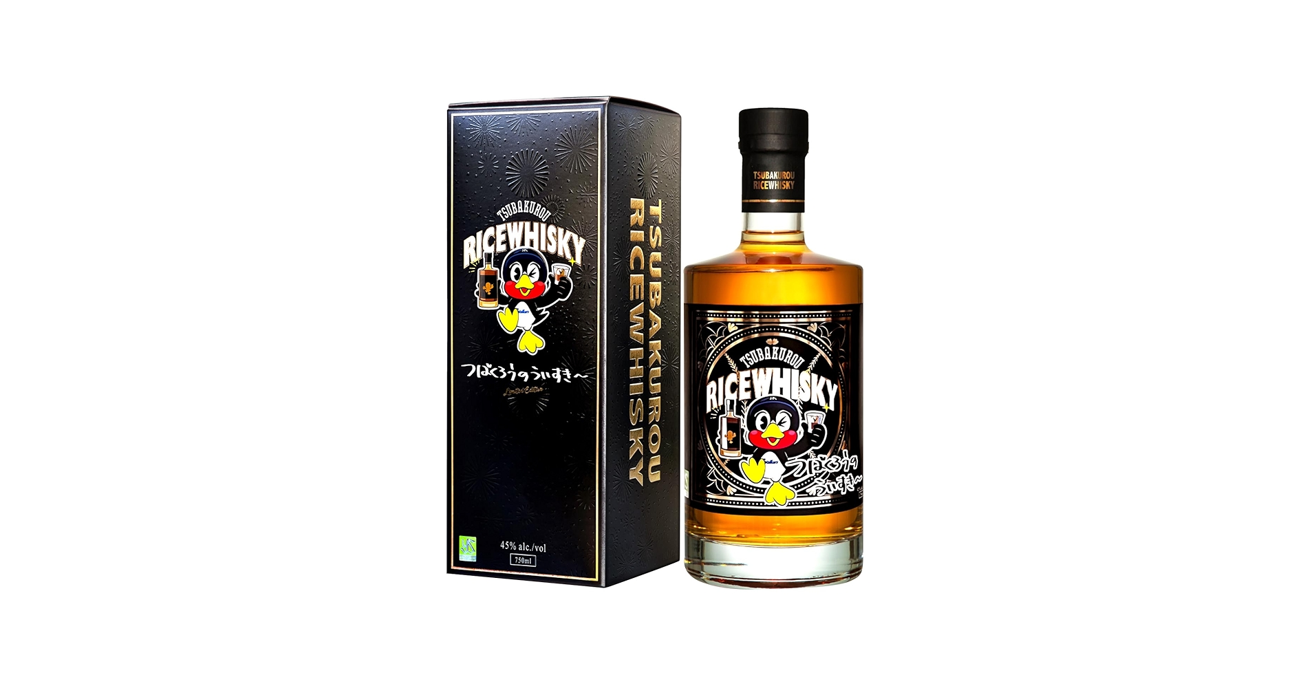 Amazon.co.jp: つば九郎 ウイスキー グレーンモルト 45度 750ml