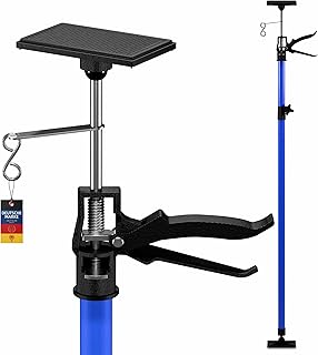 Deckenstütze 2er Set 115–290 cm, stufenlos höhenverstellbare Montagestütze bis 30kg aus Stahl, Einhand-Schnellspannstütze, Teleskopstütze für Decken, Wände, Türzargen und Montagearbeiten