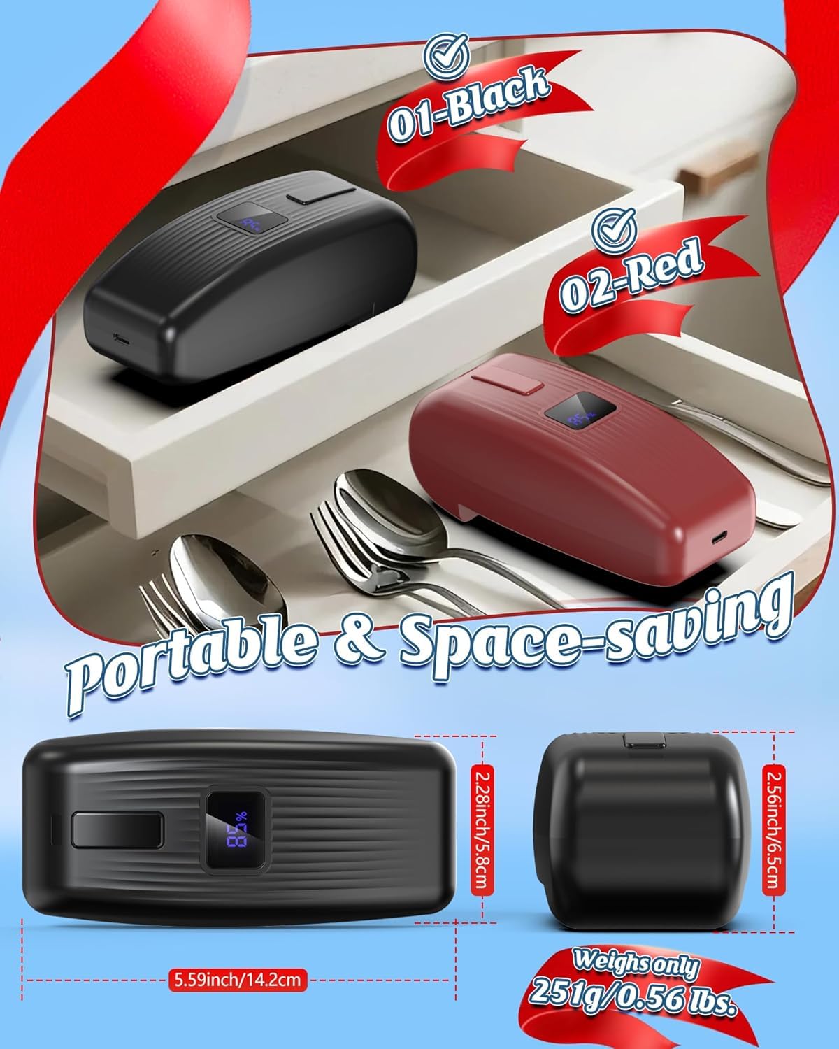 Electrique Ouvre Boite Automatique Intelligent Ouvre-Boîte Electrique One Touch Ouvre-Bocal Automatique Ouvre Boite de Conserve Electrique Rechargeable Ouvre-Boîte pour Arthrite/Seniors -Noir