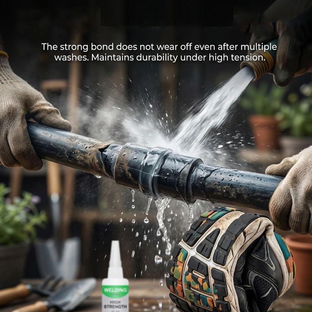 2026 Upgraded High-Strength Welding Glue, Instant Universal Super Glue for Metal, Plastic, Wood & Ceramic, Waterproof Oily Adhesive,50g Strong Bond Gel for Glass, Jade, Leather (6)