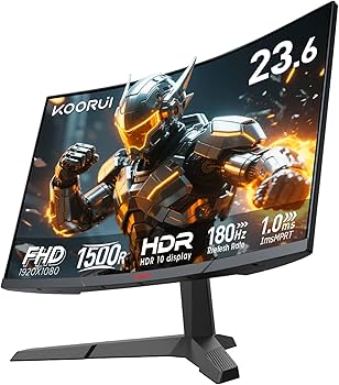 KOORUI 曲面モニター  koorui モニター M24G3F 湾曲 KOORUIのKOORUI 湾曲チゲーミング モニター 34イン WQHD(3440*1440