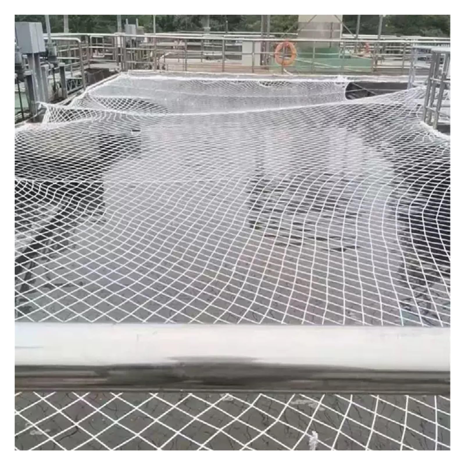 SHAARI Red De Cuerda para Obras De ConstruccióN Gran Capacidad De Carga, Resistente Al Desgaste Adecuada para Andamios, ProteccióN De Estanques PiscíColas(5cm Mesh,3x4m)