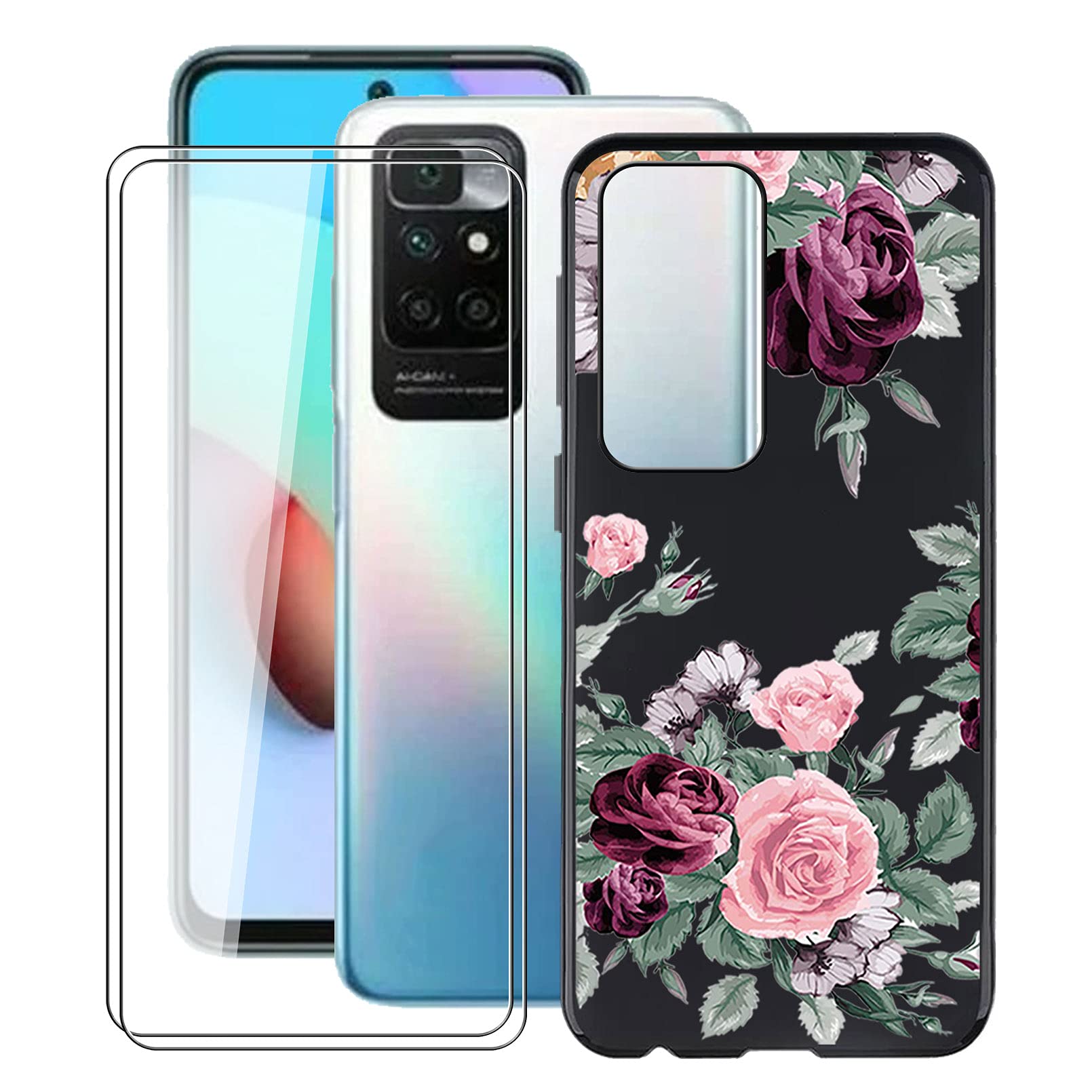 HHUAN Case for Xiaomi Redmi 10 2022 (6.50