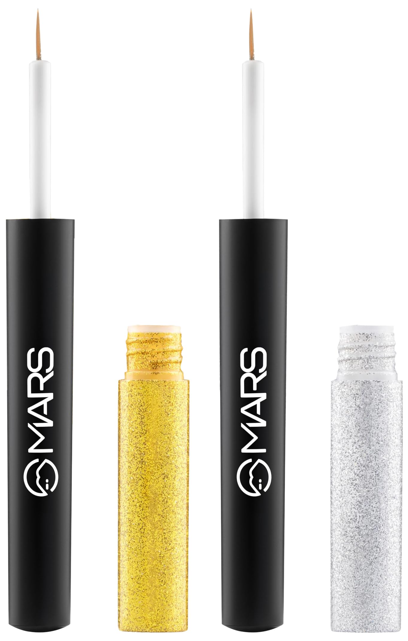 MARS Twinkle Wink Glitter Eyeliner (1.6 ml) Quick-Dry Eye Makeup for Party, Wedding & Festival Twinkle Wink Glitter Eyeliner (1.6 ml) (03-SILVER SPARKLE) Smudge-Proof-image-41
