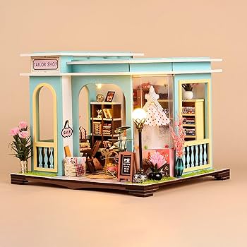 Amazon | Shuiling ドールハウス ミニチュア 手作りキット