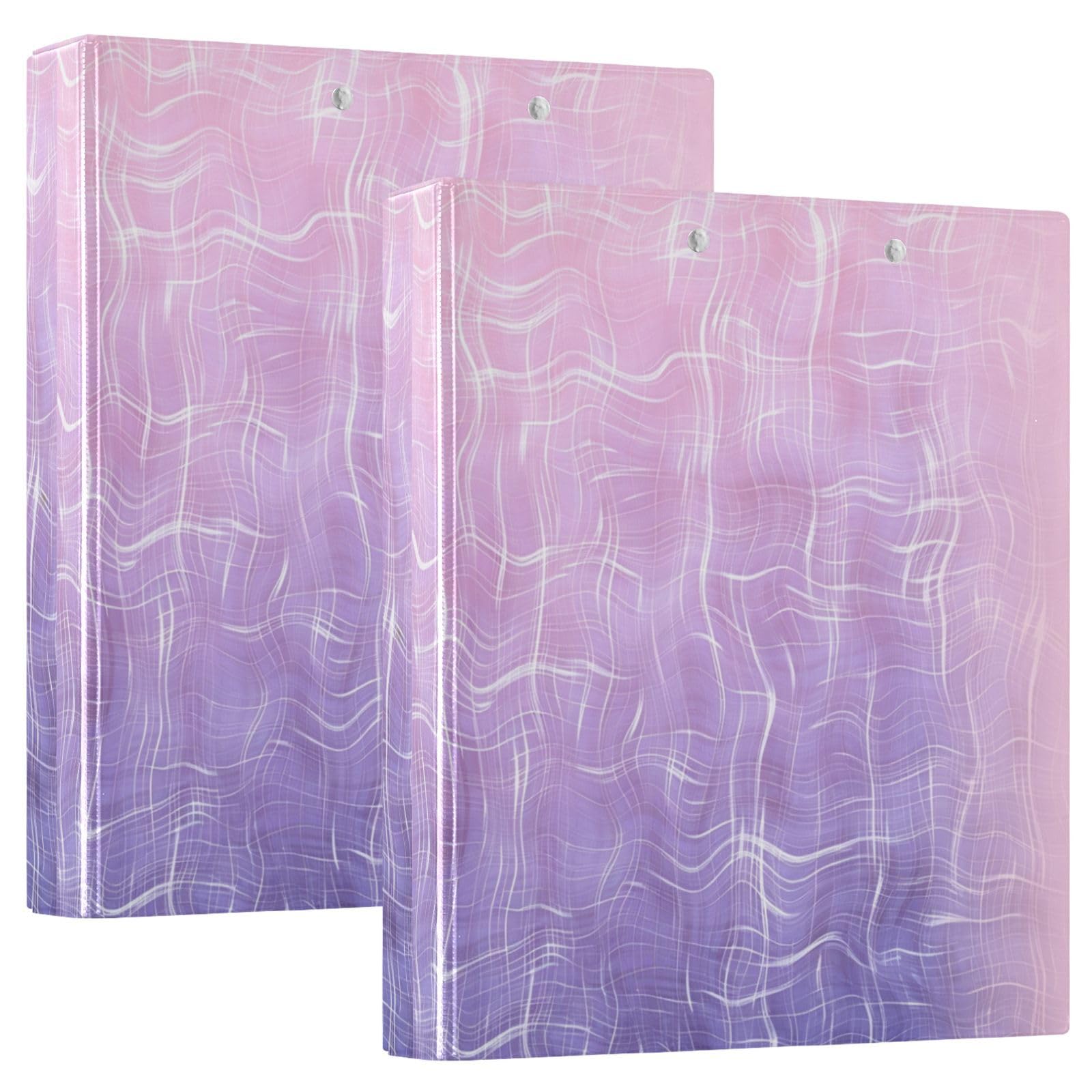 Raccoglitori scolastici da 3,8 cm, colore: lavanda