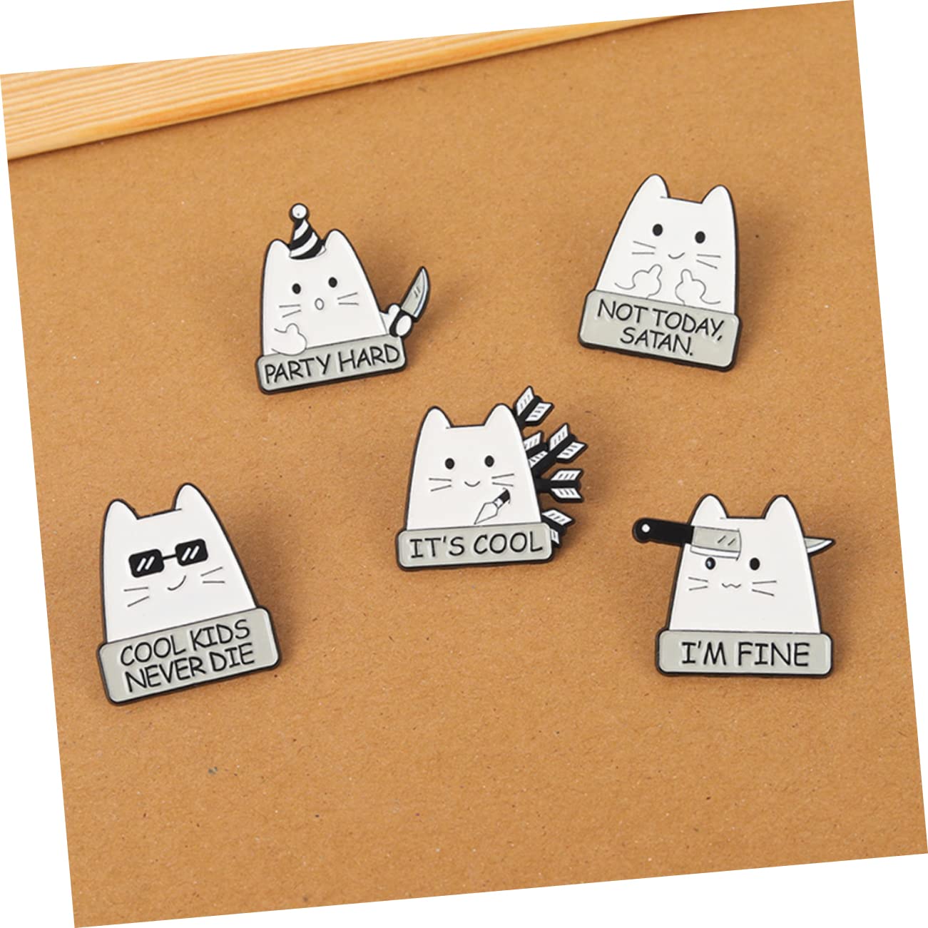 SHERCHPRY 30stücke Katzen Broschen Aus Legierung Süße Cartoon-anstecknadeln Für Damen Kleidung Accessoires Für Halloween Geburtstage Und Feiertage