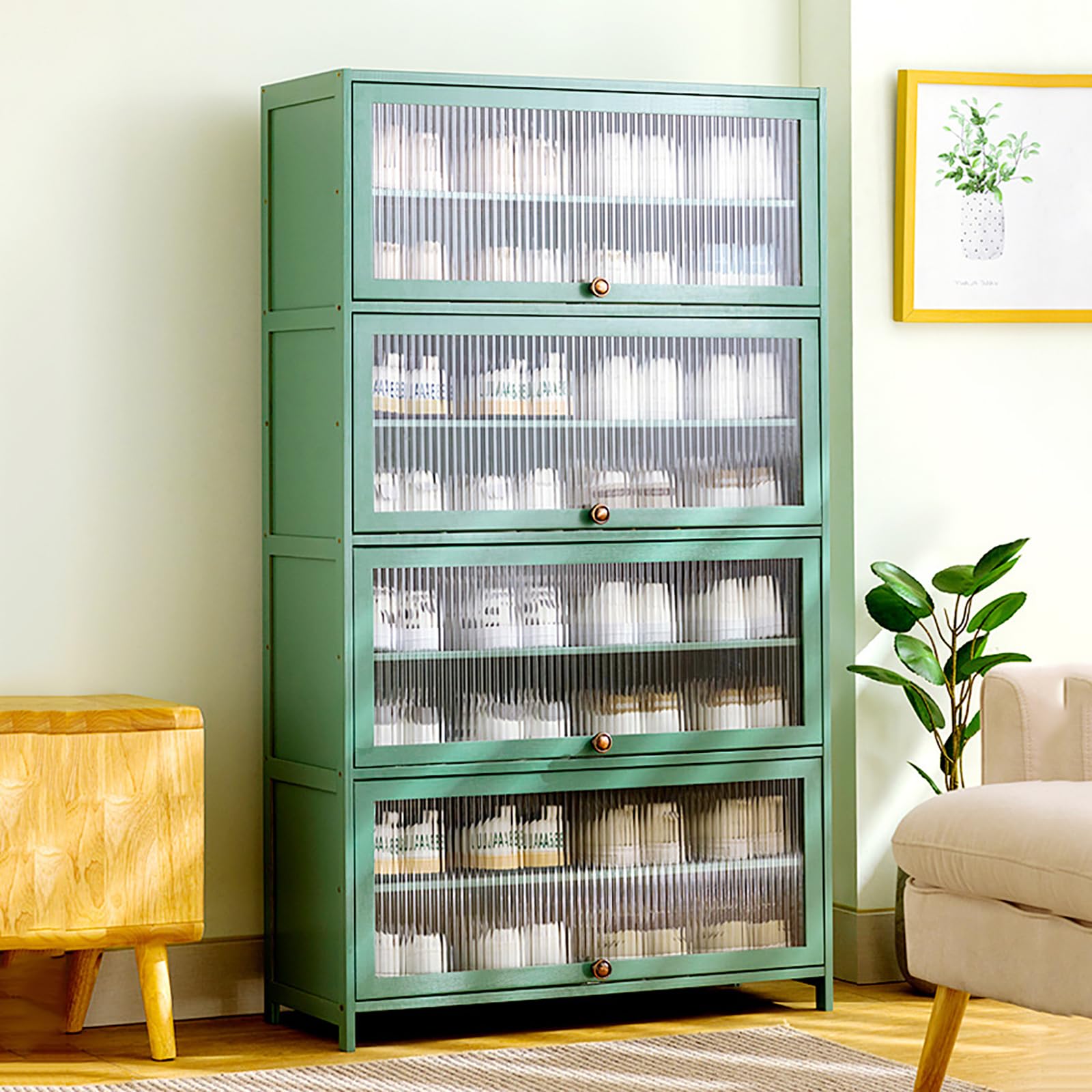 Zapatero moderno antipolvo que soluciona la falta de espacio en entradas y pasillos pequeños