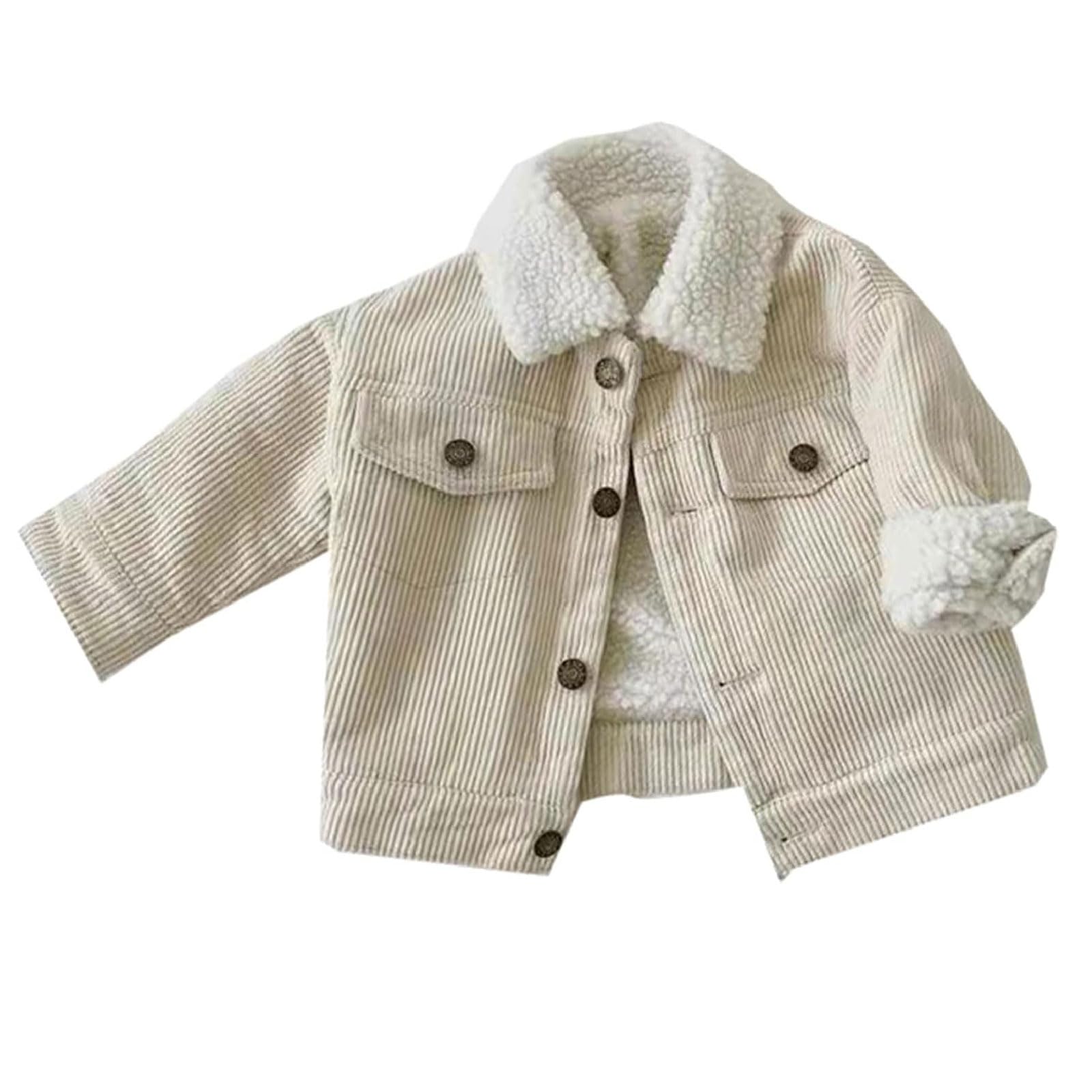 ASSICON Cappotto Invernale per Bambino Abbigliamento per Neonato Neonata Piumino Foderato in Pile Cappotto per Giacca Autunno Inverno Cappotto per Ragazza Manica Lunga Capispalla Caldo Spesso