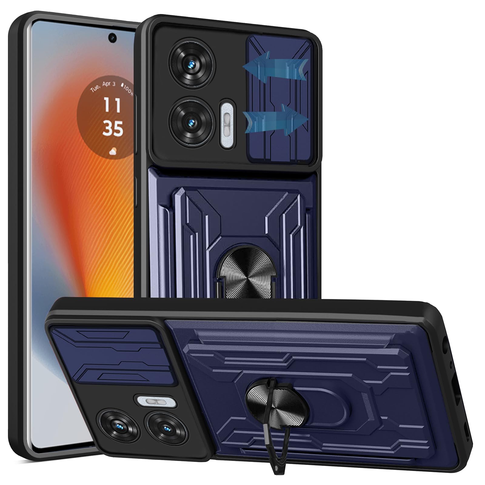 KZIOACSH Case for Motorola Edge 50 Fusion 5G