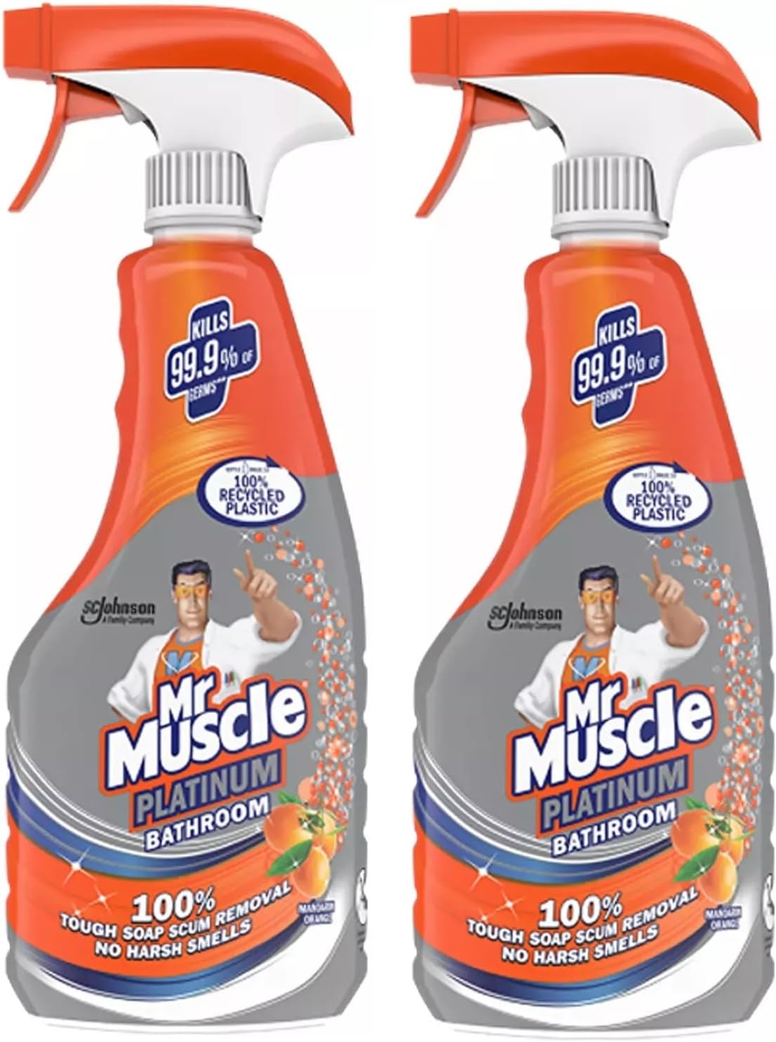 Mr Muscle Bathroom Care Removes Soap Scum 500ml Pack Of 2