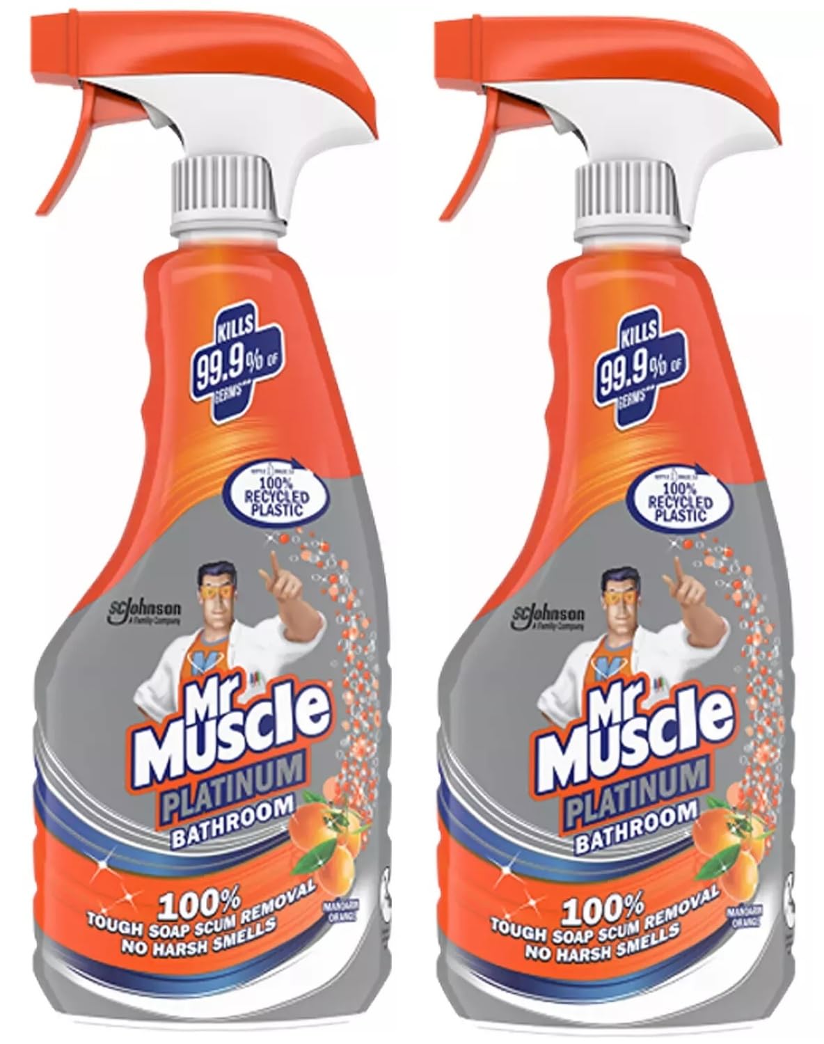 Mr Muscle Bathroom Care Removes Soap Scum 500ml Pack Of 2