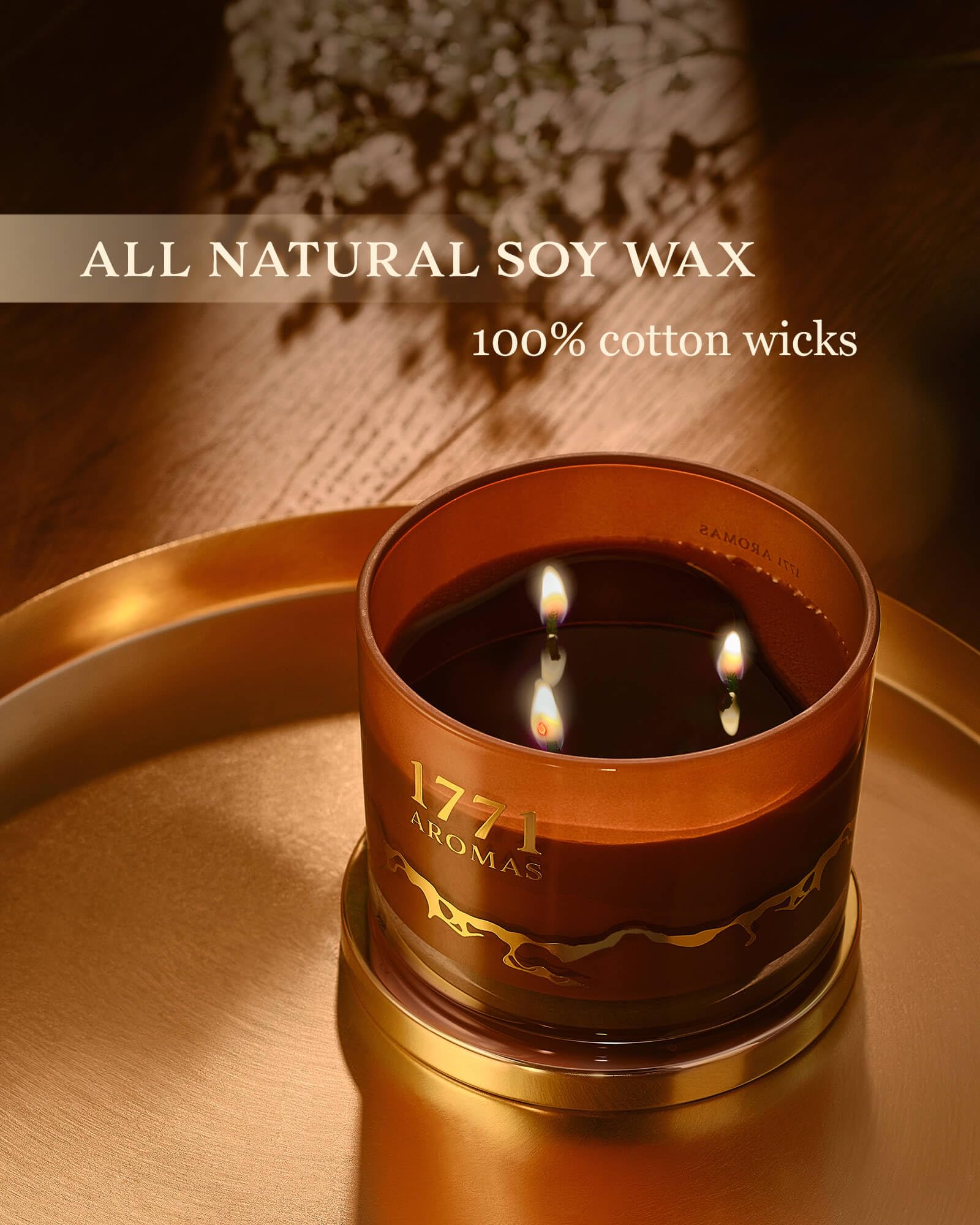 Amazon.com: 1771 Aromas Coffee Scented Candles - 100% Natural Soy