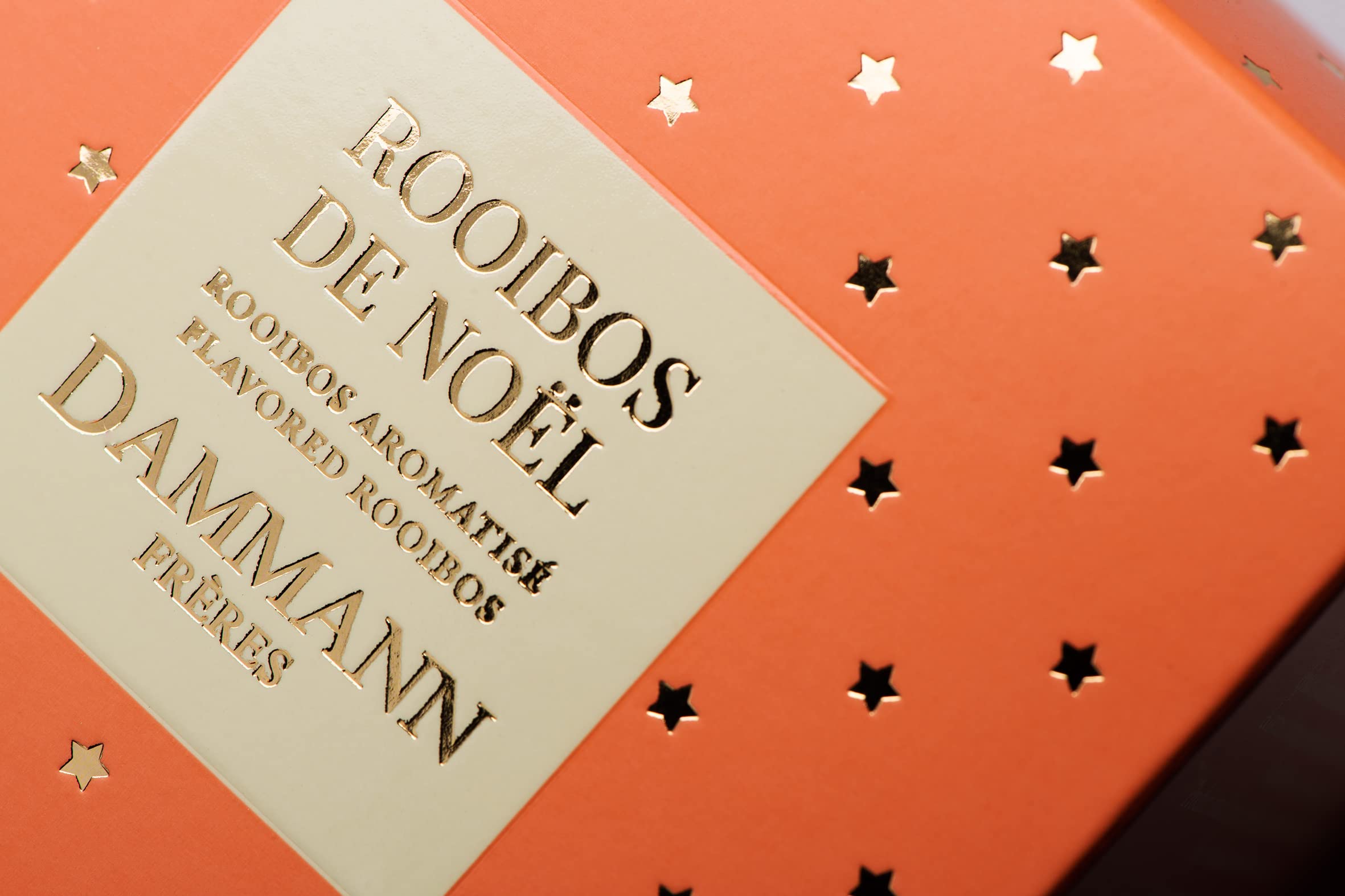 Thé de Noël, Thé Rooibos à l'Orange et Épices, Paquet Cadeau, 50g - Dammann Frères
