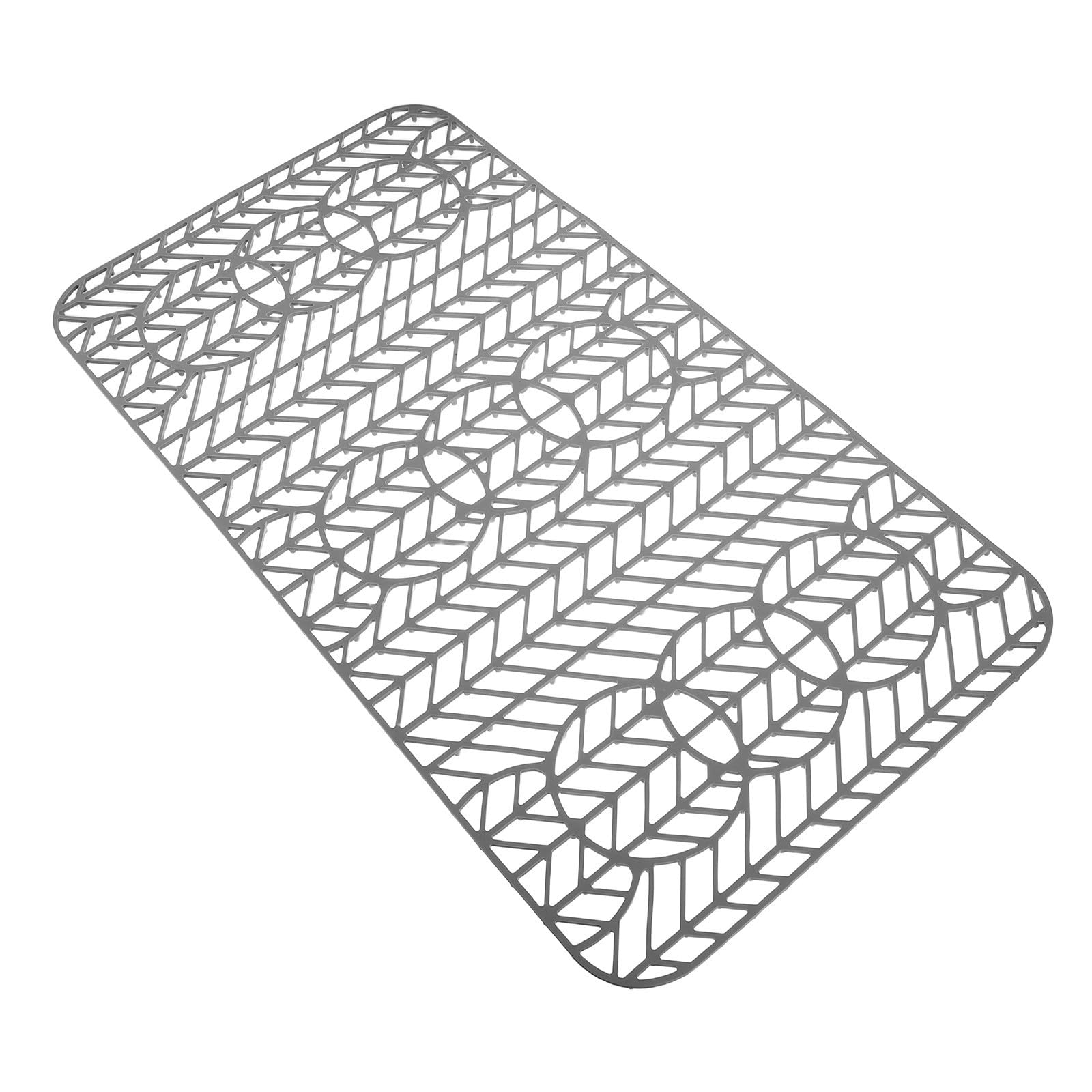 Alfombrilla de silicona para fregadero Sosoport con 9 orificios para un secado rápido