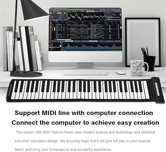 Usb roll up piano mac compatible lasopanotes