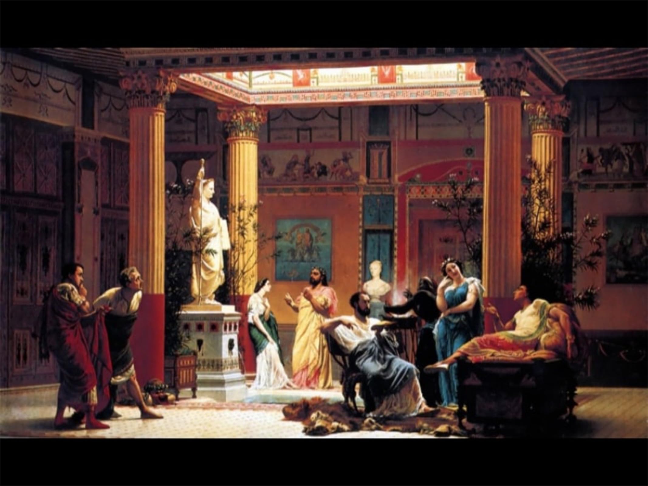 Lienzo cuadro pintura mural para cubrir paredes vacias salon Gustave Boulanger 60x90 5