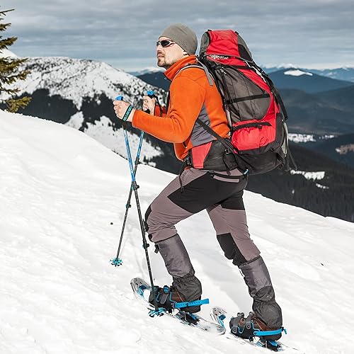 Miniatura 29 de G2 - Raquetas de nieve ligeras de 21/25/30/36 pulgadas para mujeres, hombres y jóvenes, juego con bolsa de mano, encuadernación especial de Naranja