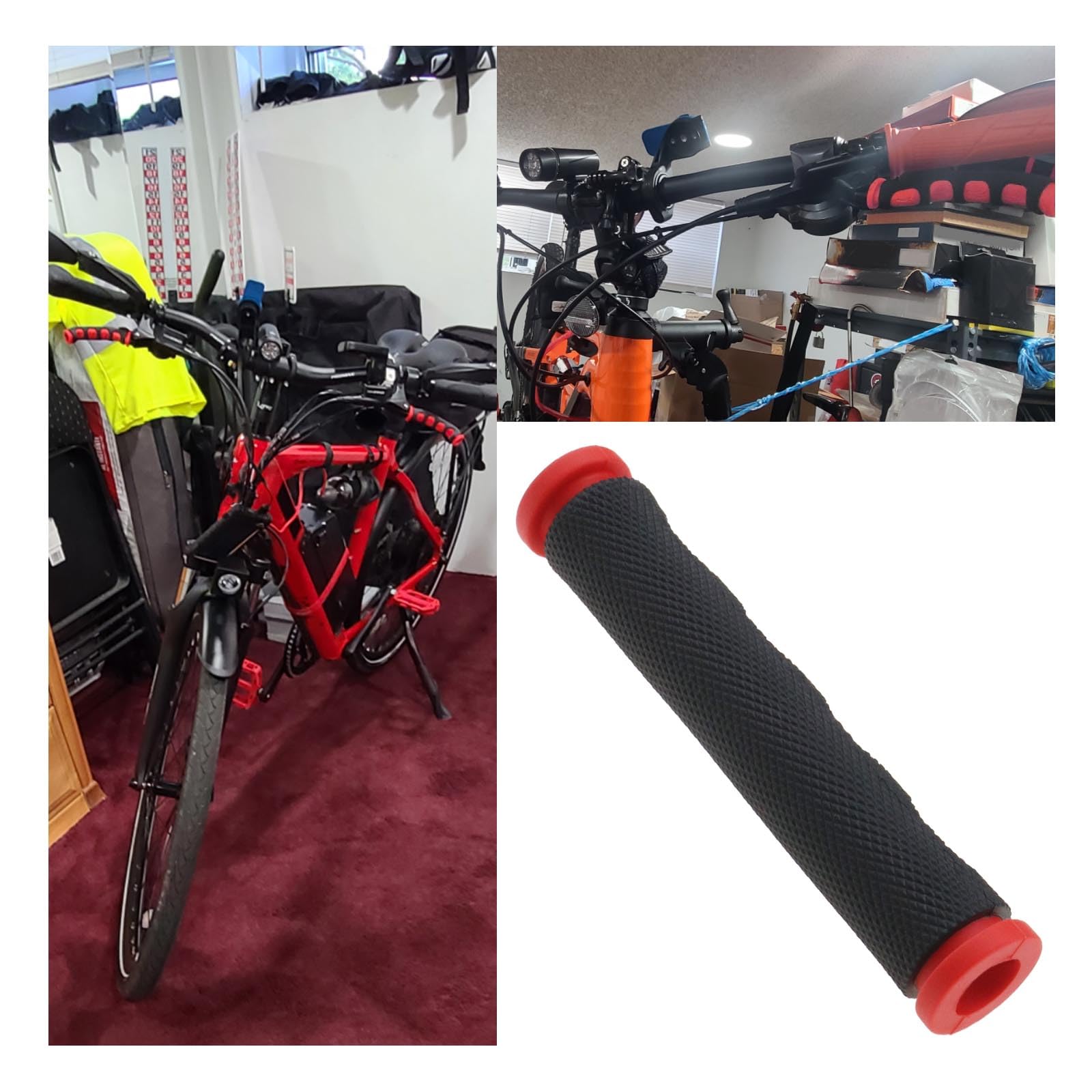 2 fundas protectoras de goma para mango de freno de bicicleta, para motocicleta, vehículos todoterreno, bicicletas de montaña