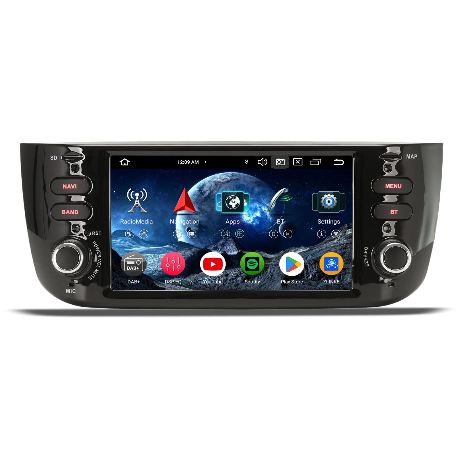 8 Core Android 13 [4G+64G] Autoradio GPS Navigatore per Fiat Punto Linea DSP Bluetooth Wifi SWC DAB+ GPS SatNav DVR IPS DVB-T2