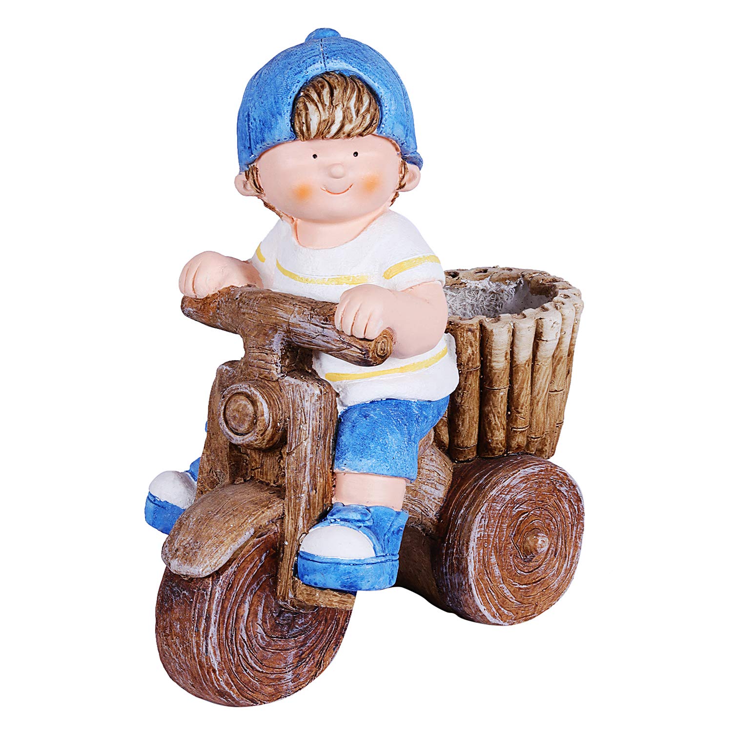 Wonderland Boy riding bike planter, planters for garden pots and planters, home decor, garden decor, garden pots for balcony decoration, kids room, gift (B075KBCLZS) Amazon Price History, Amazon Price Tracker
